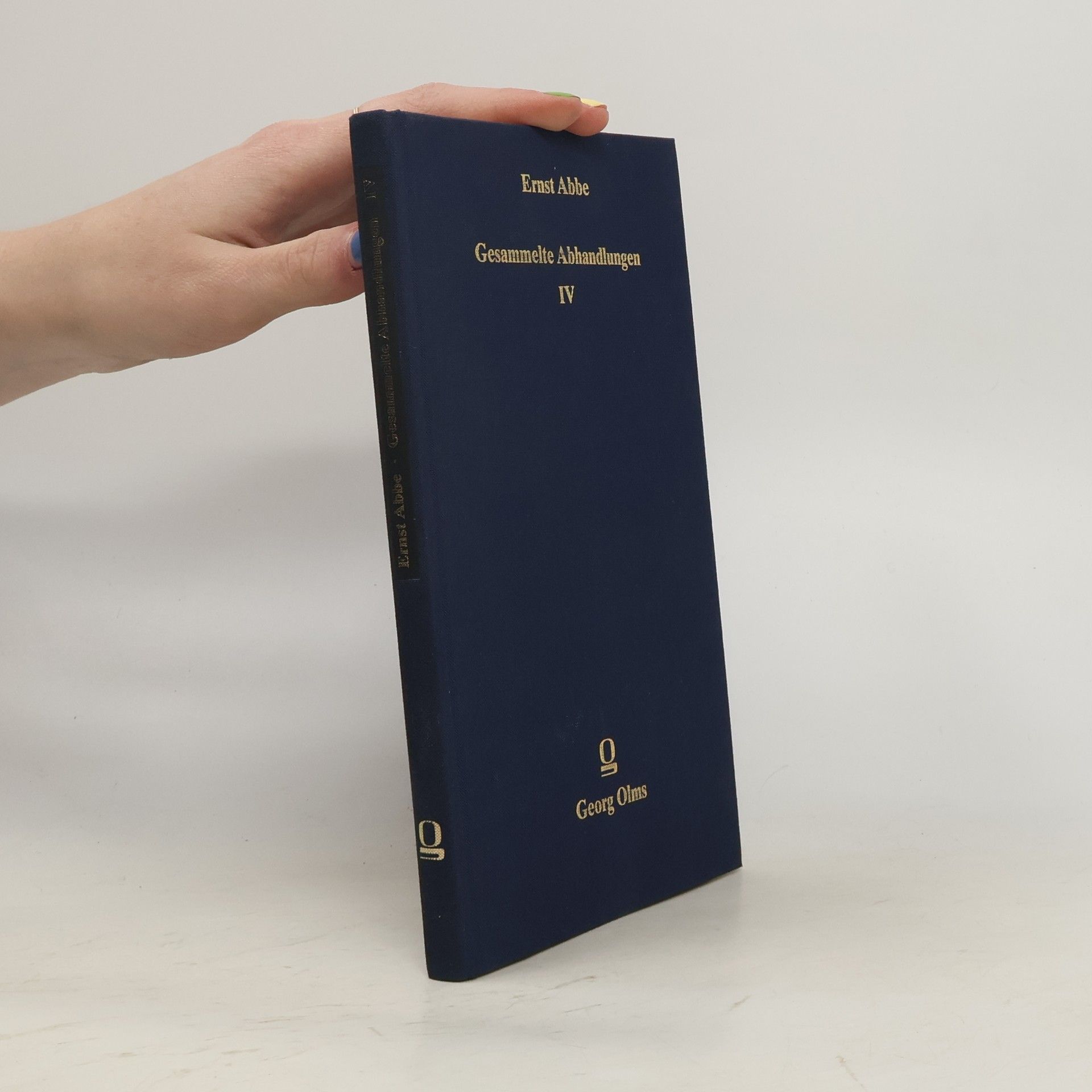 Ernst Abbe Gesammelte Abhandlungen