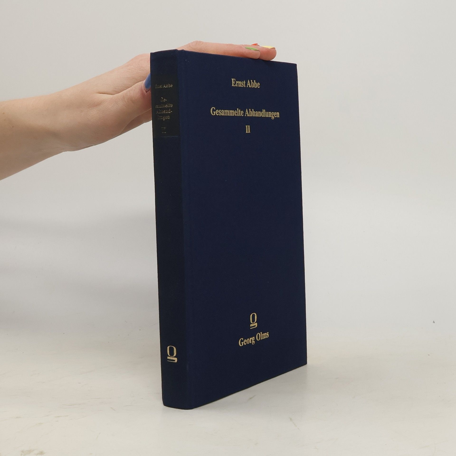 Ernst Abbe Gesammelte Abhandlungen II.