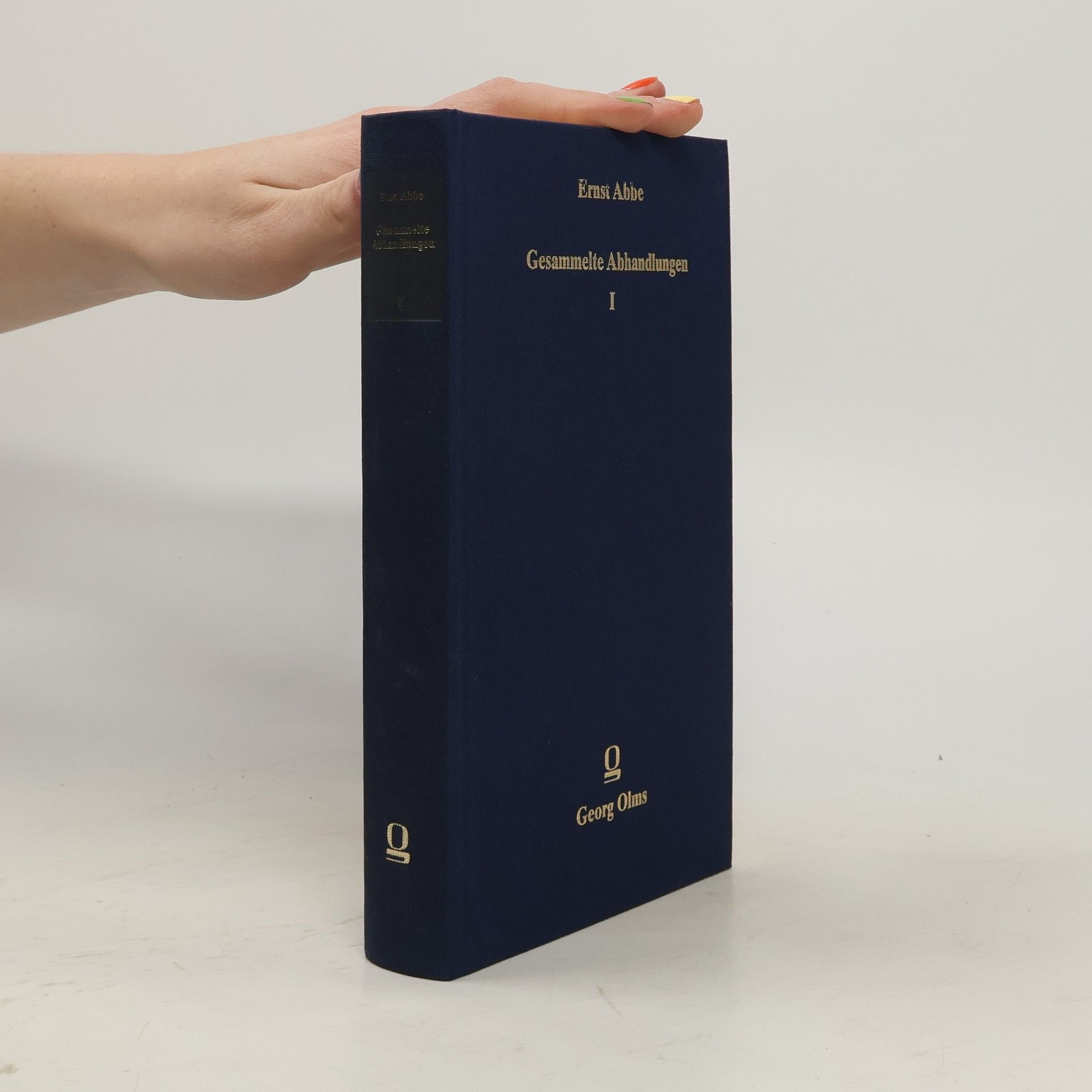 Ernst Abbe Gesammelte Abhandlungen