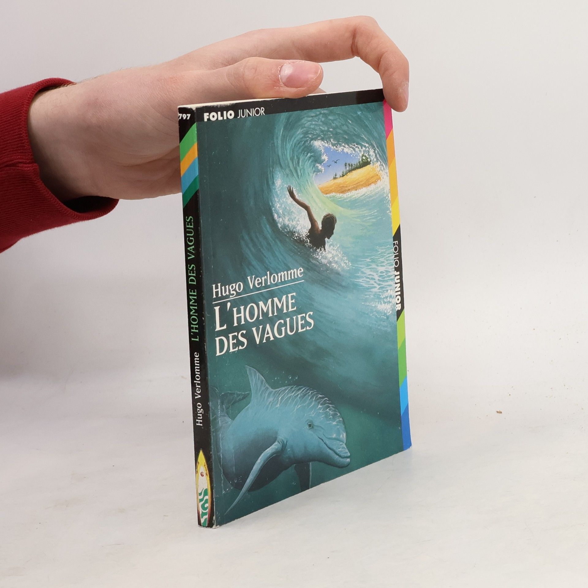 Hugo Verlomme Folio Junior - 797: L'homme des vagues