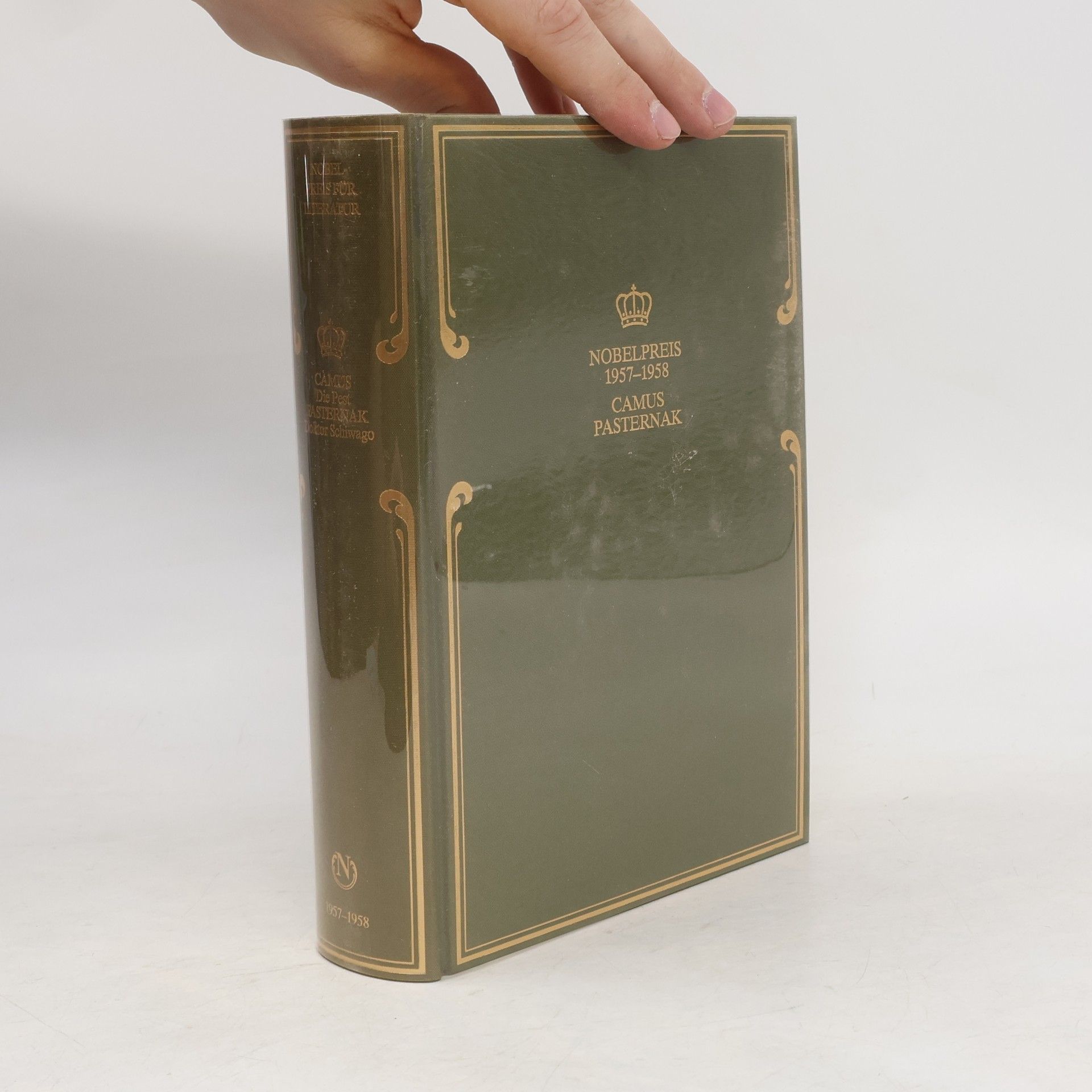 Nobelpreis für Literatur 1957-1958. Camus, Pasternak