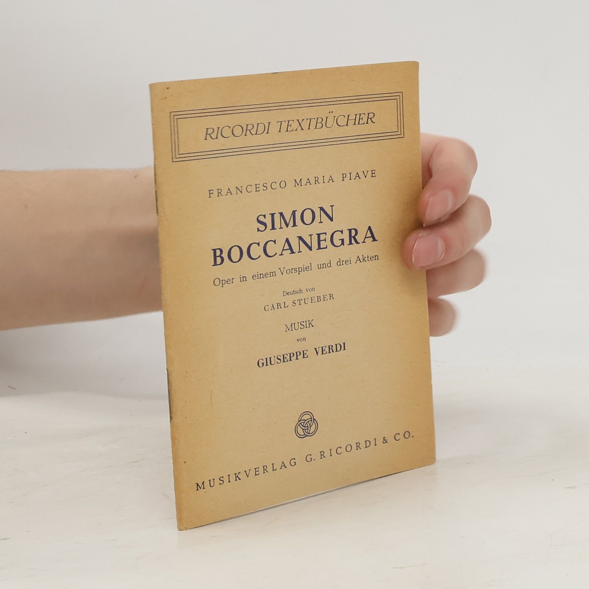 Giuseppe Verdi Simon Boccanegra