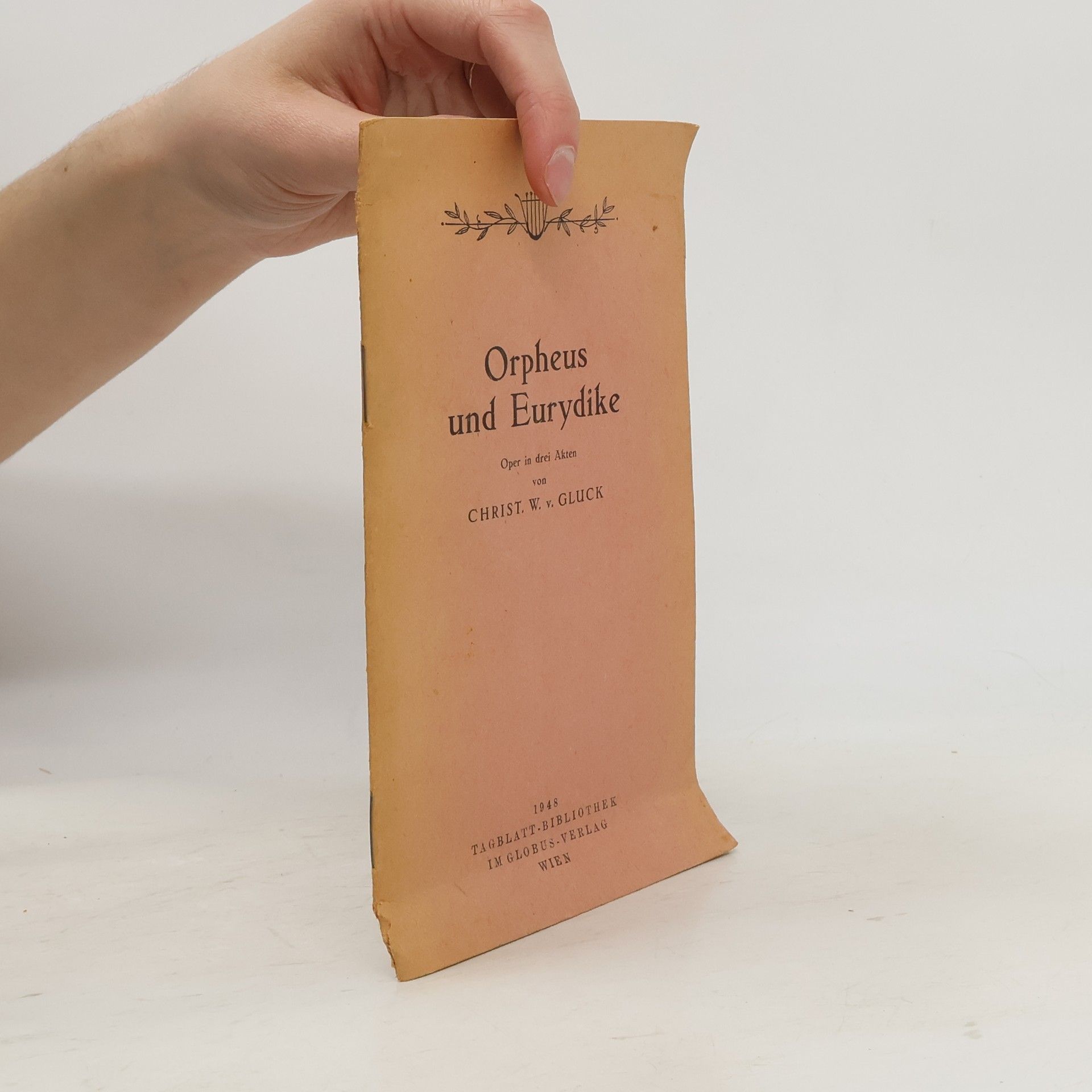 Christ W. v. Gluck Orpheus und Eurydike