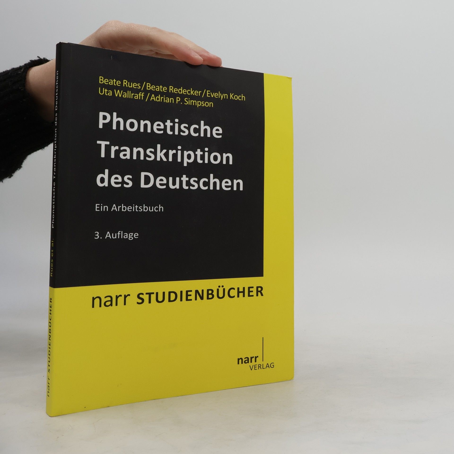 Adrian P. Simpson Narr Studienbücher: Phonetische Transkription des Deutschen