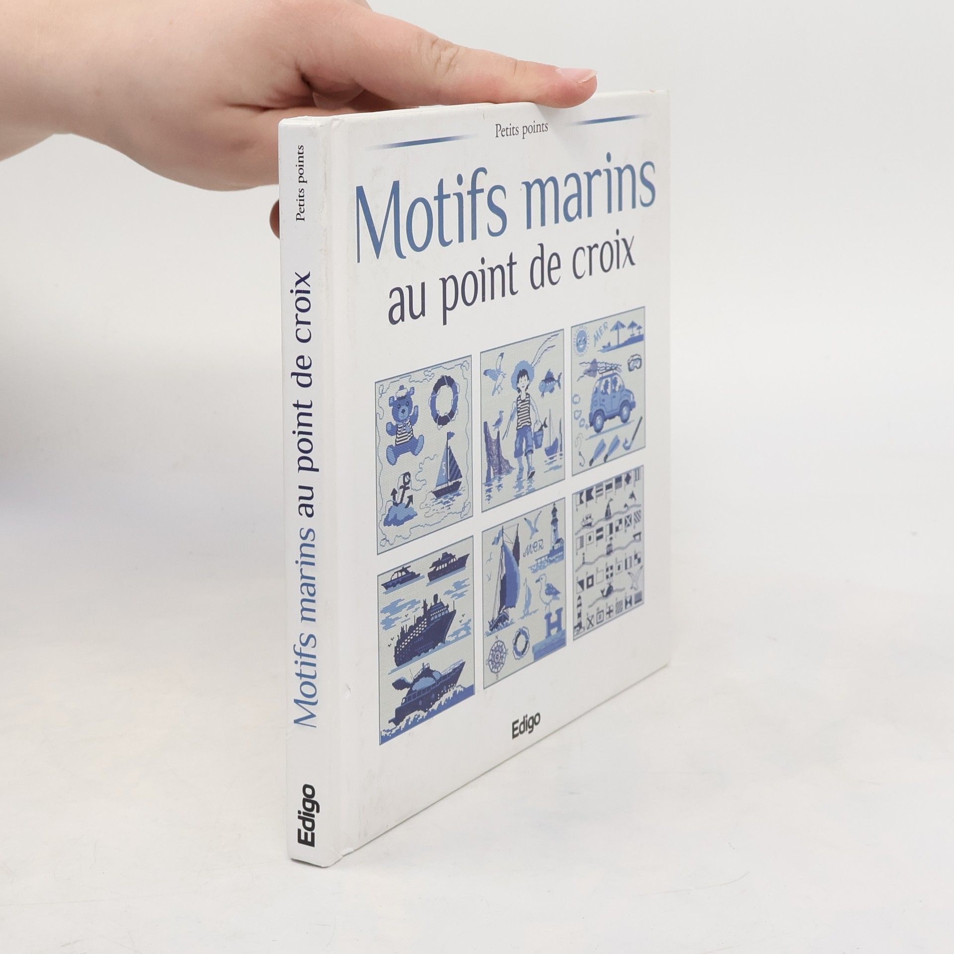 Brigitte Roquemont Motifs marins au point de croix