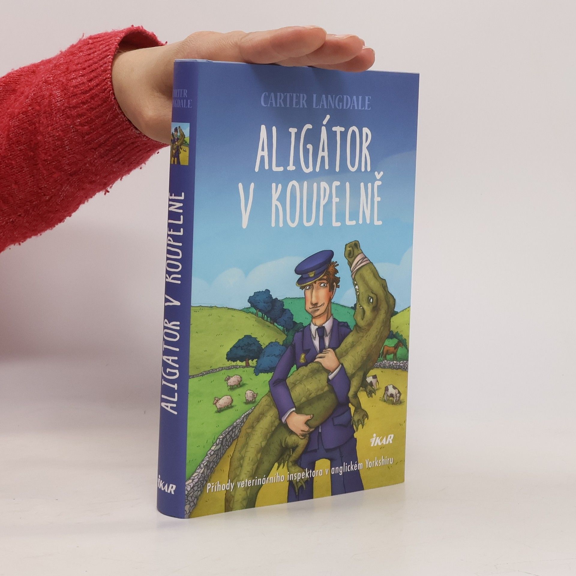 Carter Langdale Aligátor v koupelně