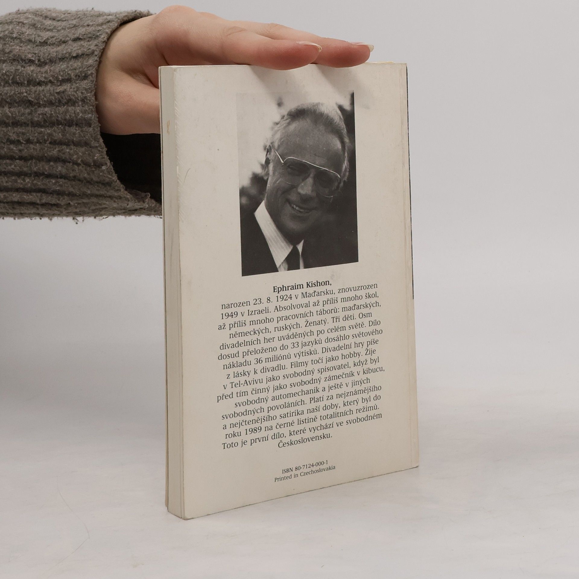 Ephraim Kishon Inkognito v Praze