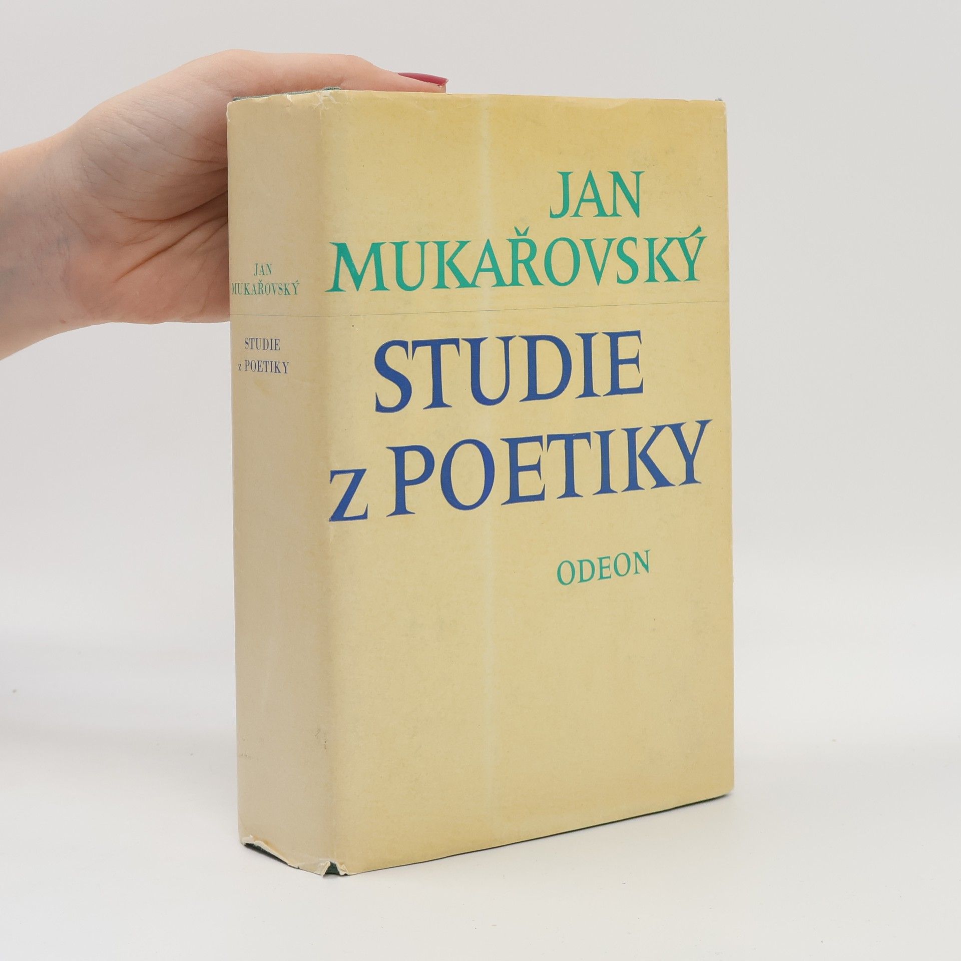 Jan Mukařovský Studie z poetiky