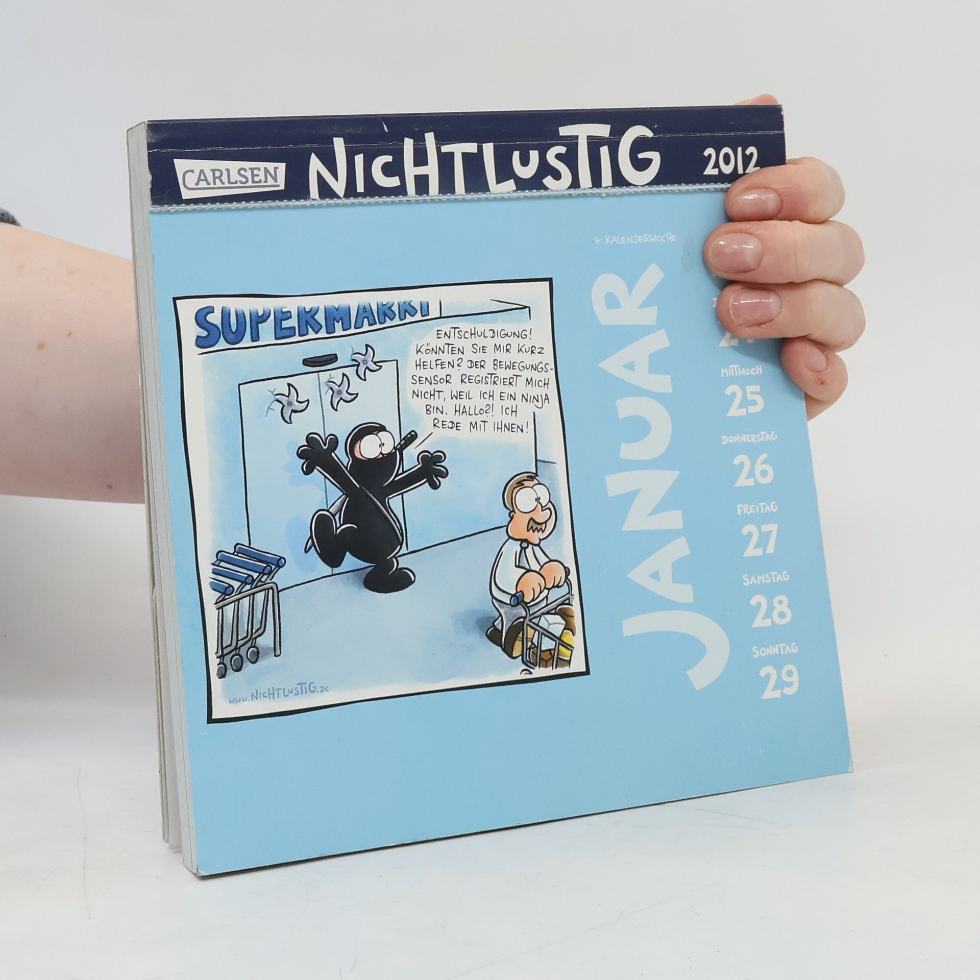 Nichtlustig: Postkartenkalender 2012