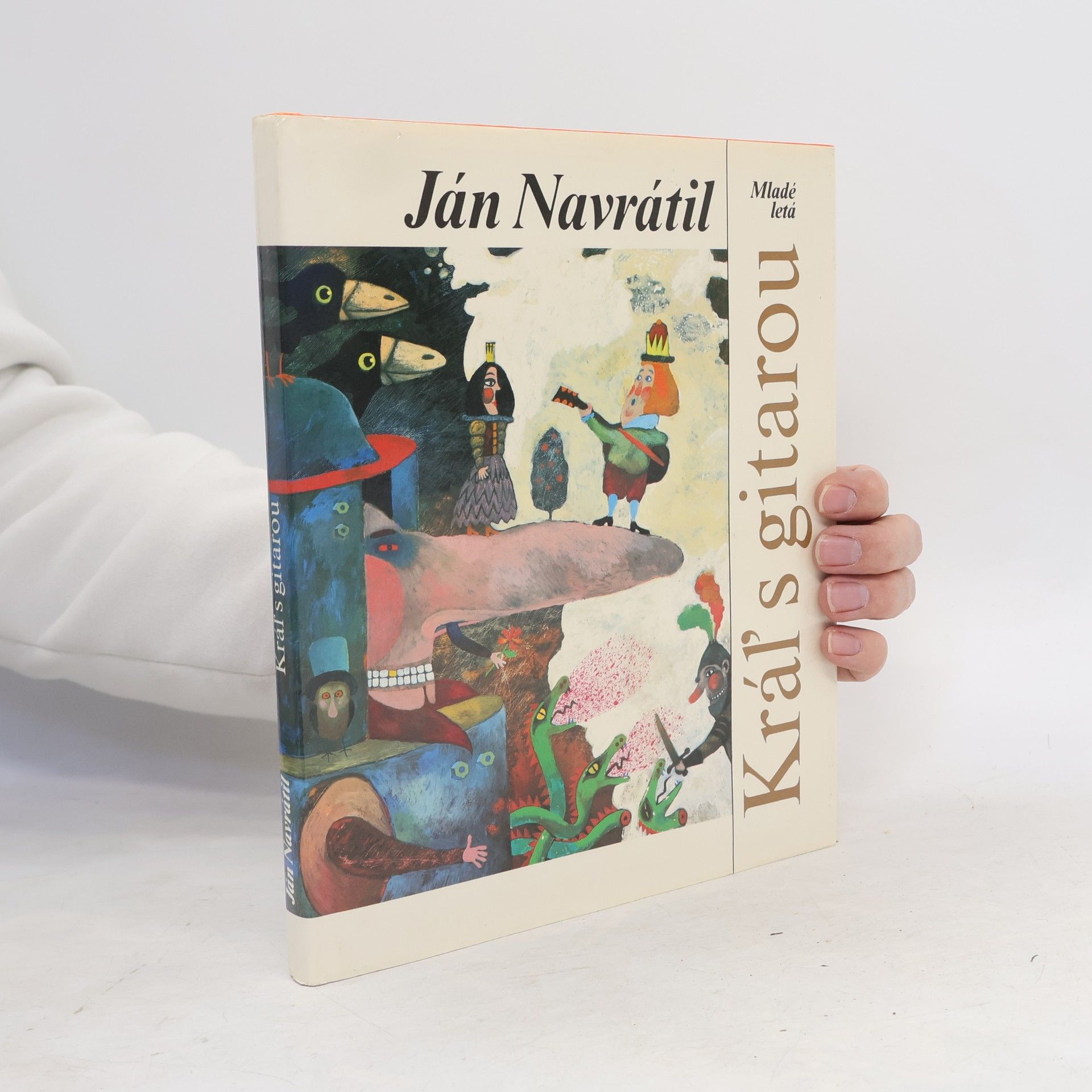 Ján Navrátil Kráľ s gitarou