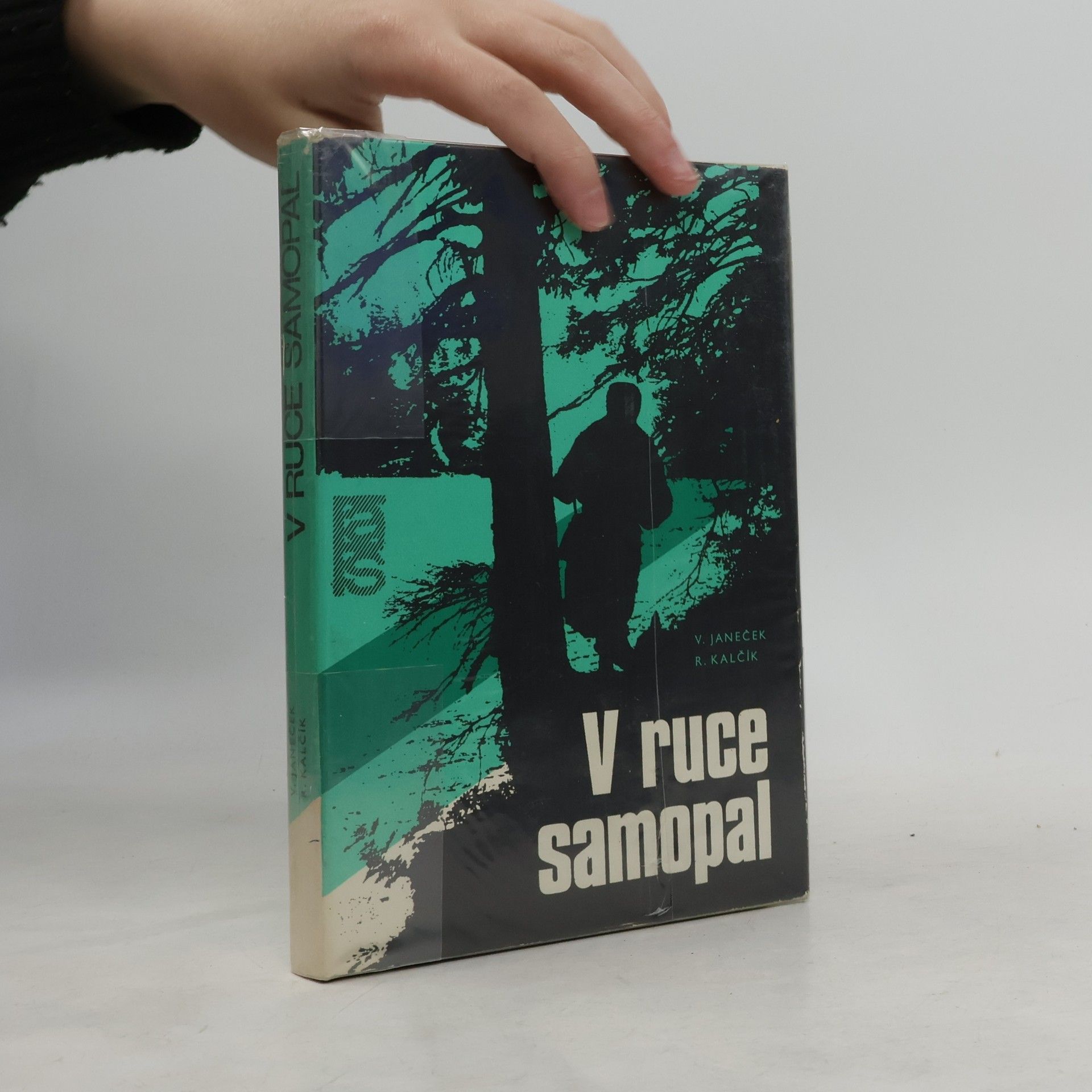 Václav Janeček V ruce samopal