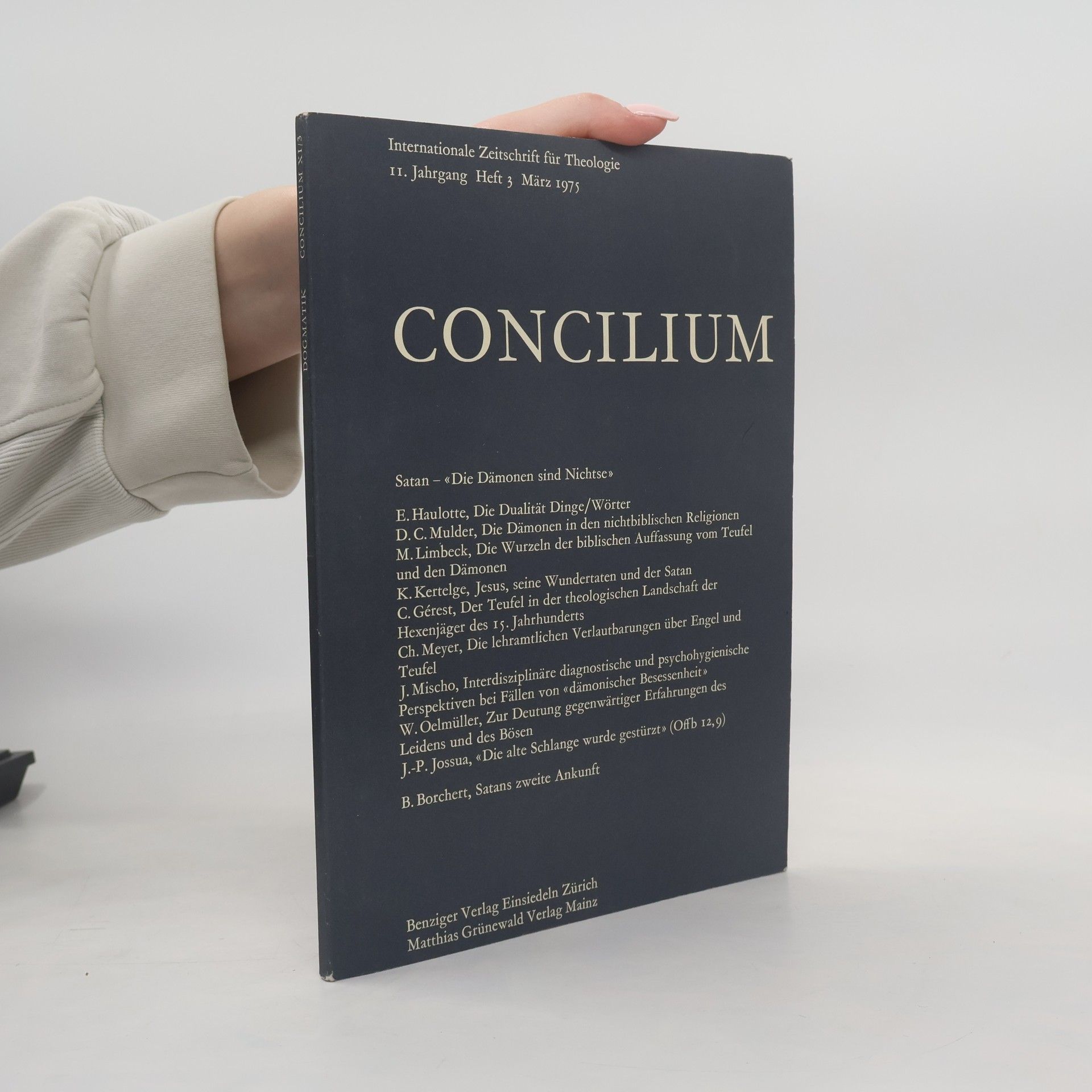 AA.VV. Concilium. Heft 3. März 1975