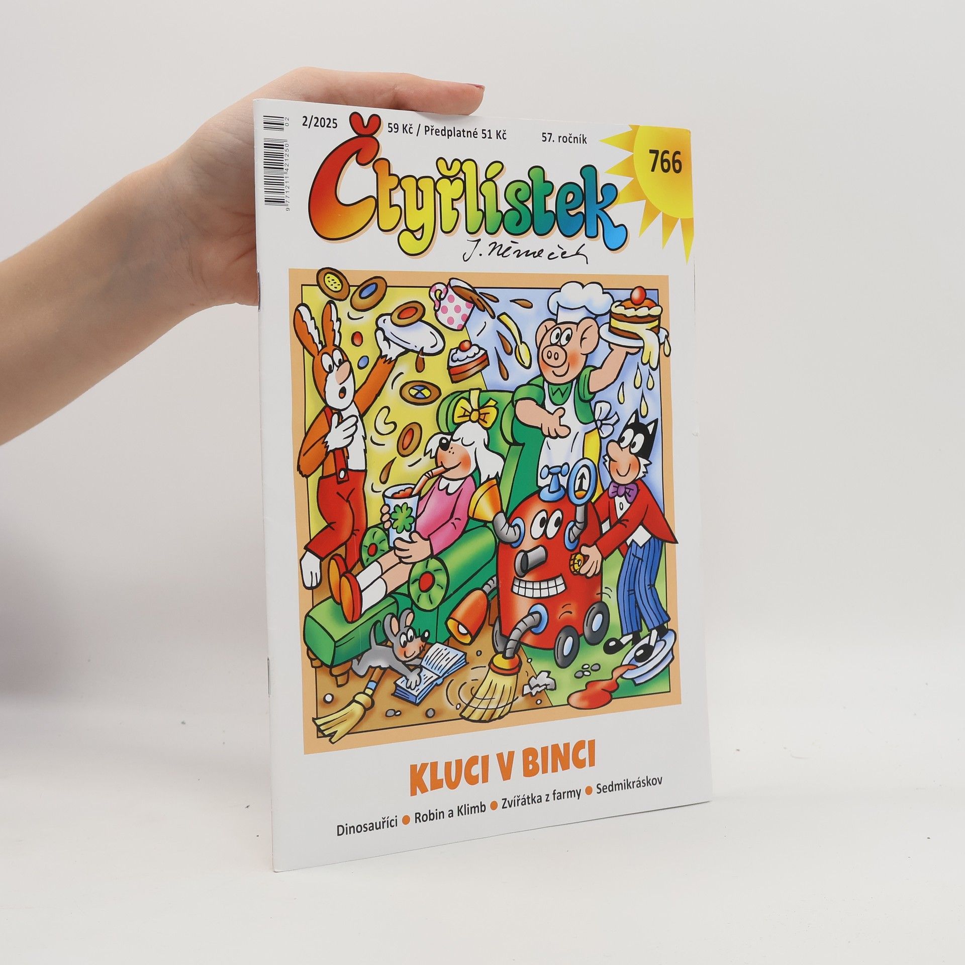 Autorenkollektiv Čtyřlístek 766 2/2025. Kluci v binci