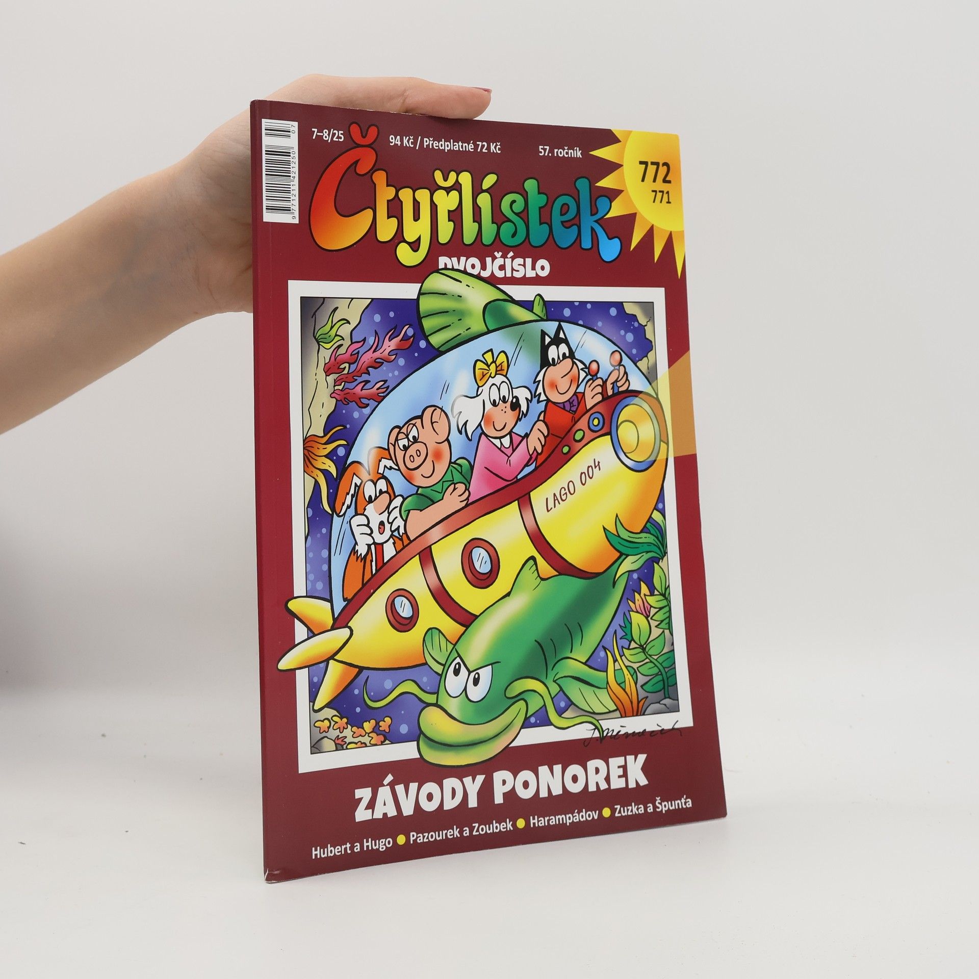 Kolektiv autorů Čtyřlístek 771-772. 7-8/25