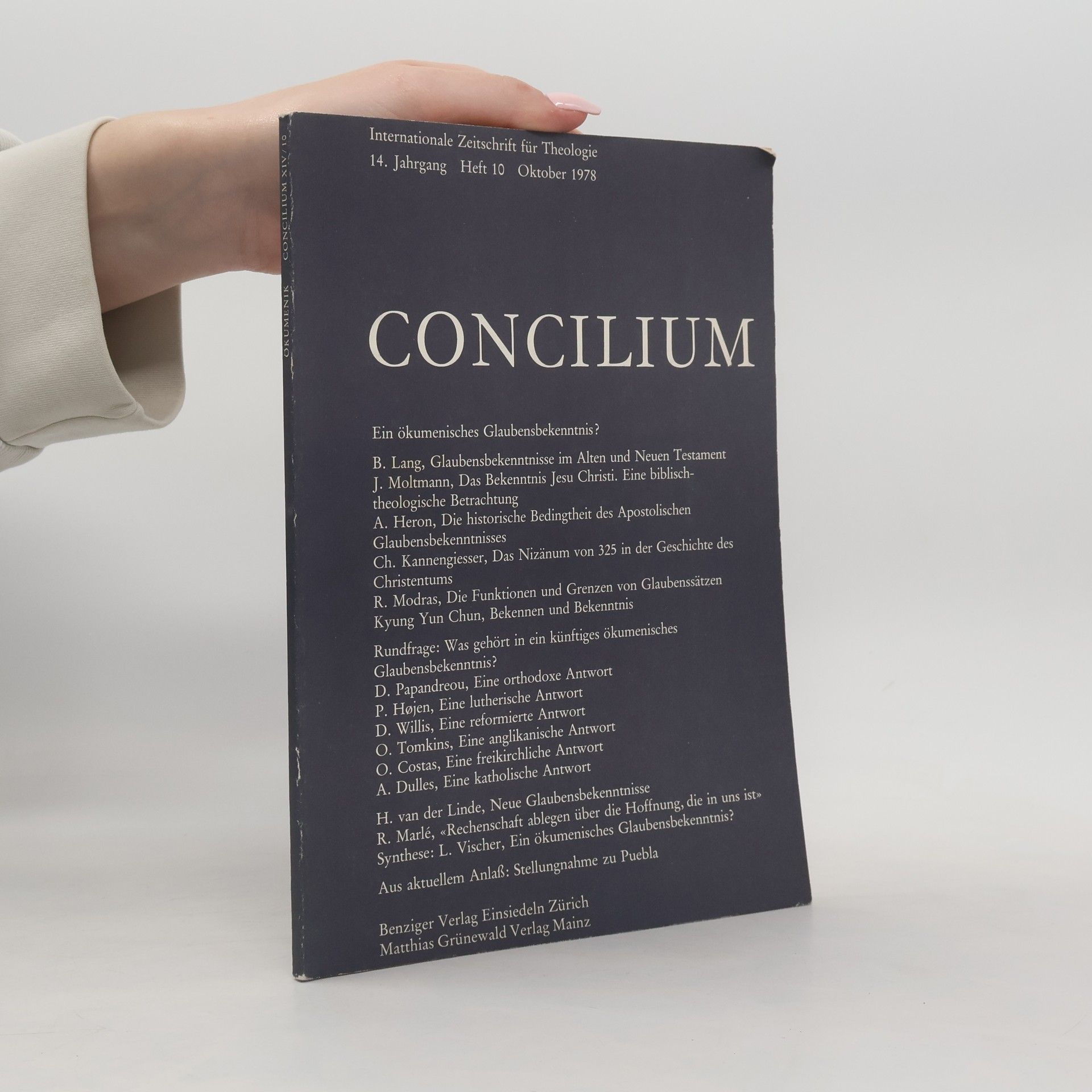 Autorenkollektiv Concilium. Heft 10.