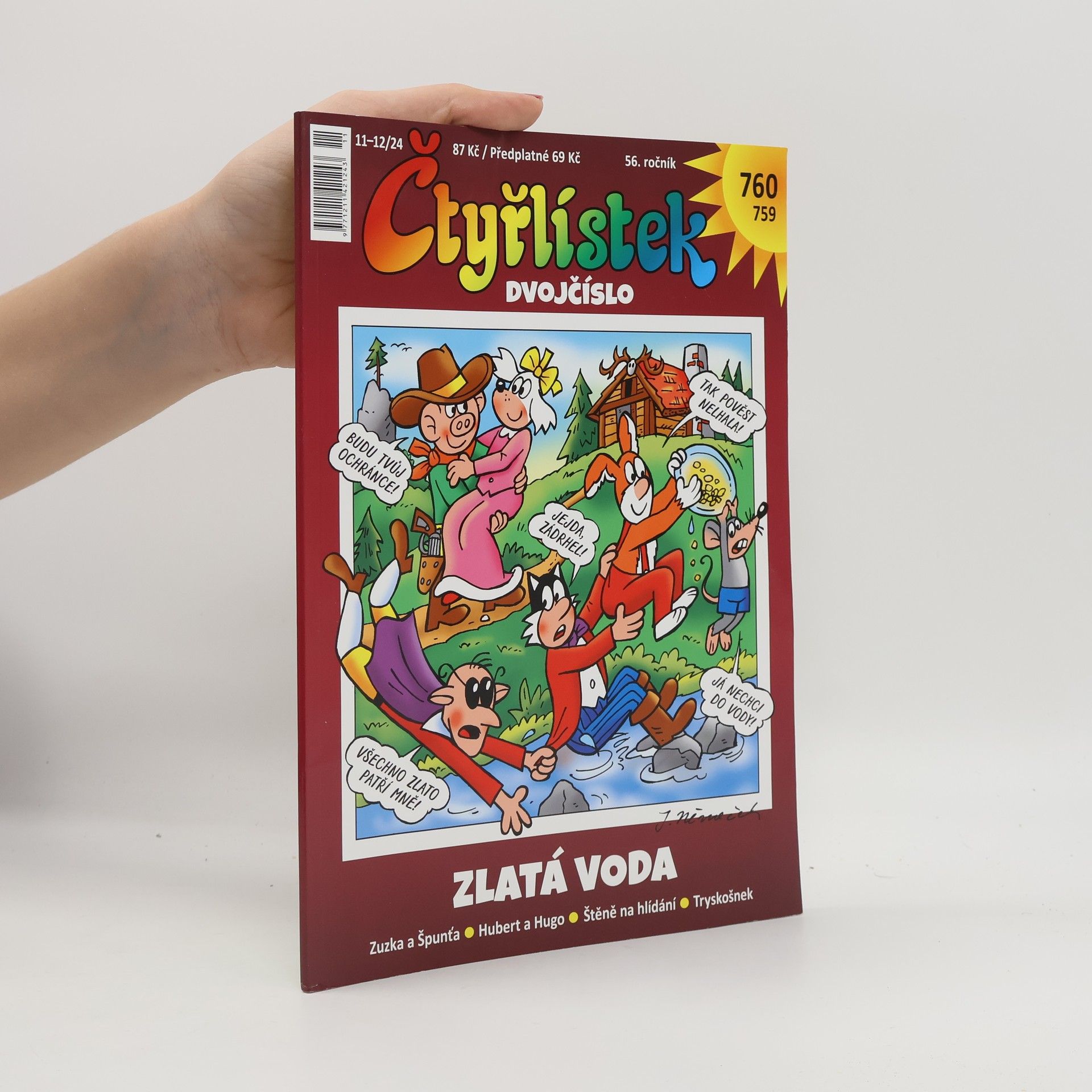 Kolektiv autorů Čtyřlístek dvojčíslo 759-760, 11-12/2024