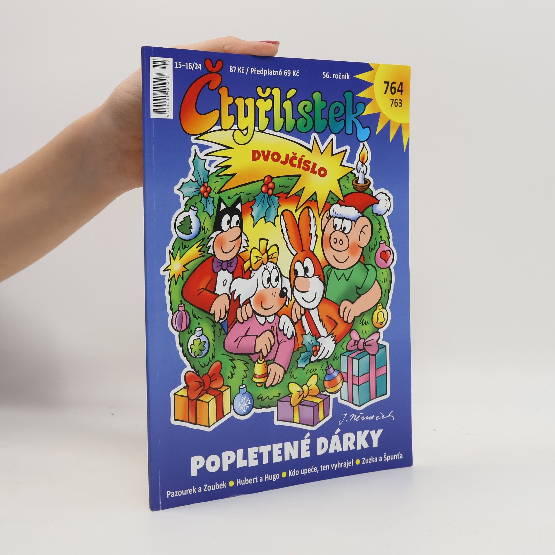 Kolektiv autorů Čtyřllístek dvojčíslo 763-764. 15-16/2024