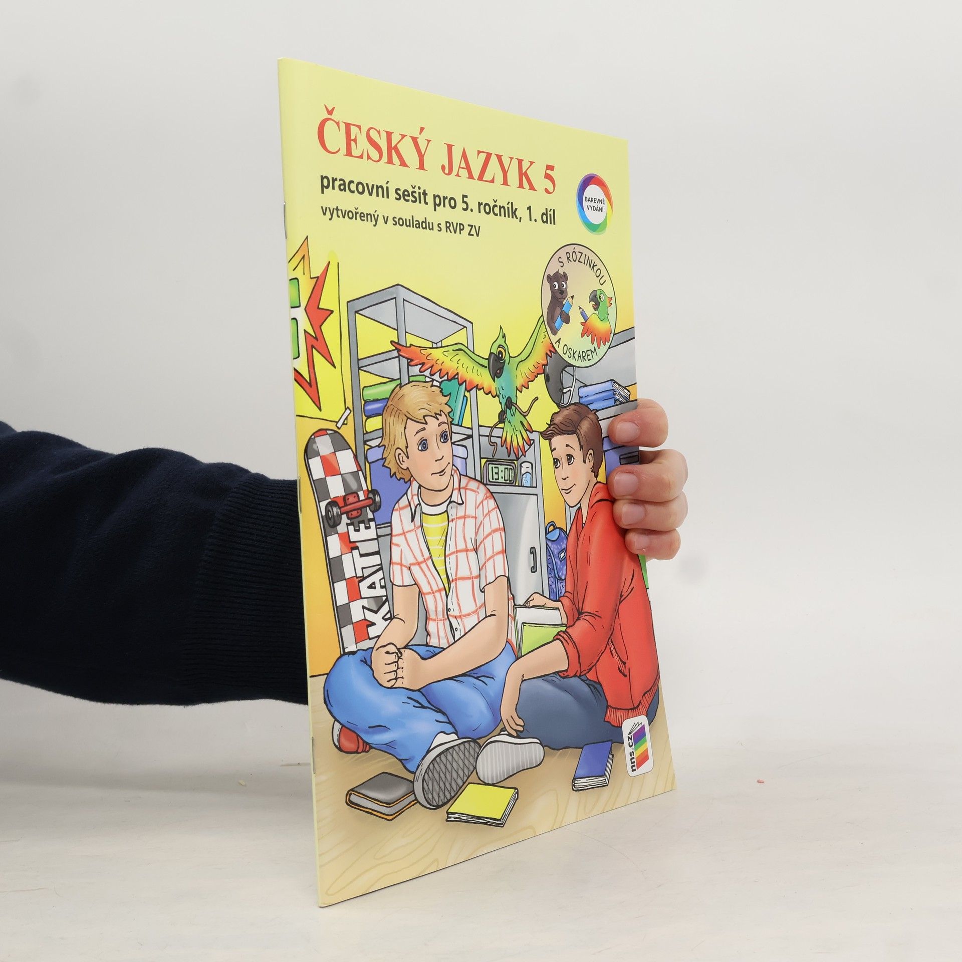 Lenka Bičanová Český jazyk 5, 1. díl s Rózinkou a Oskarem (barevný pracovní sešit)