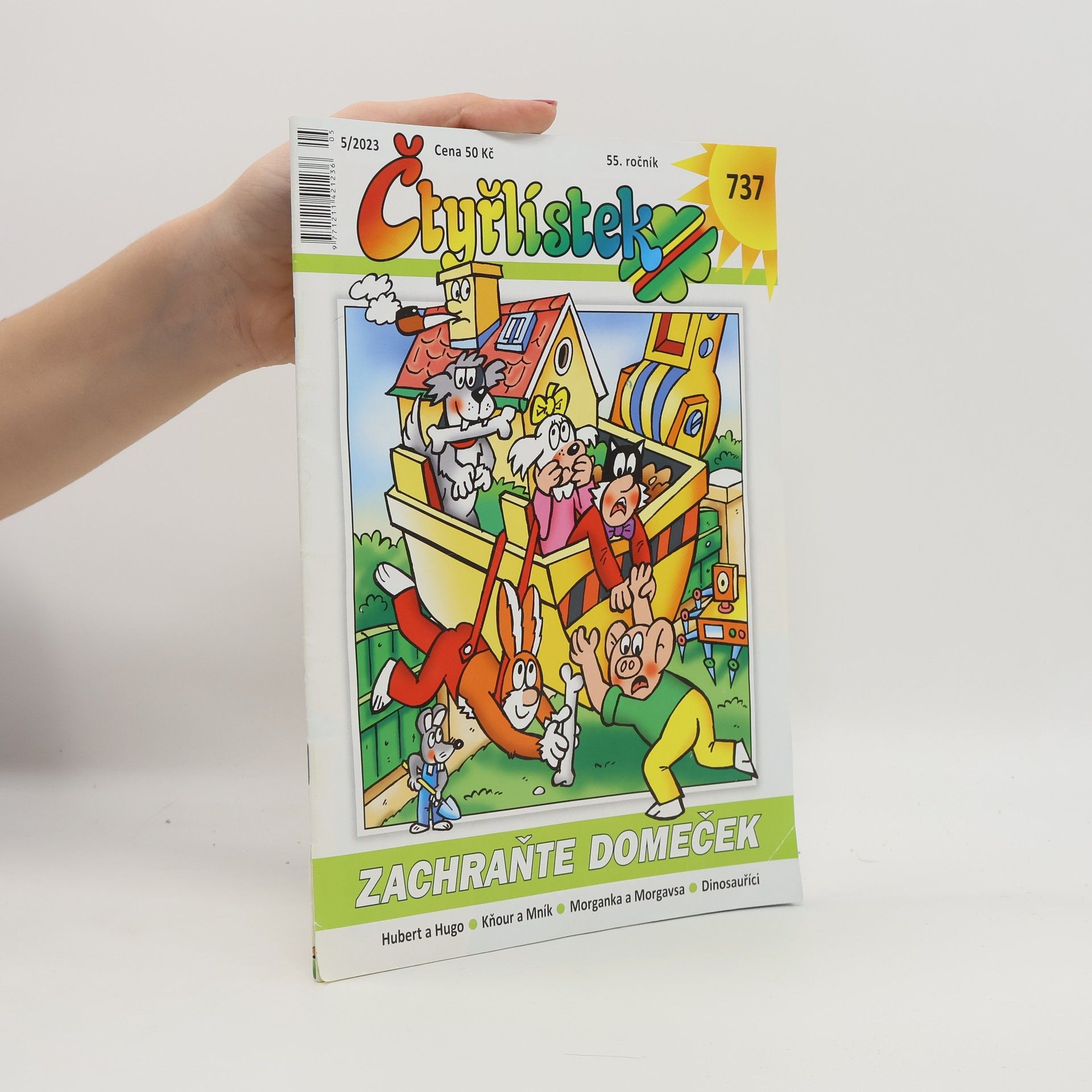 Kolektiv autorů Čtyřlístek 737. 5/2023. Zachraňte domeček