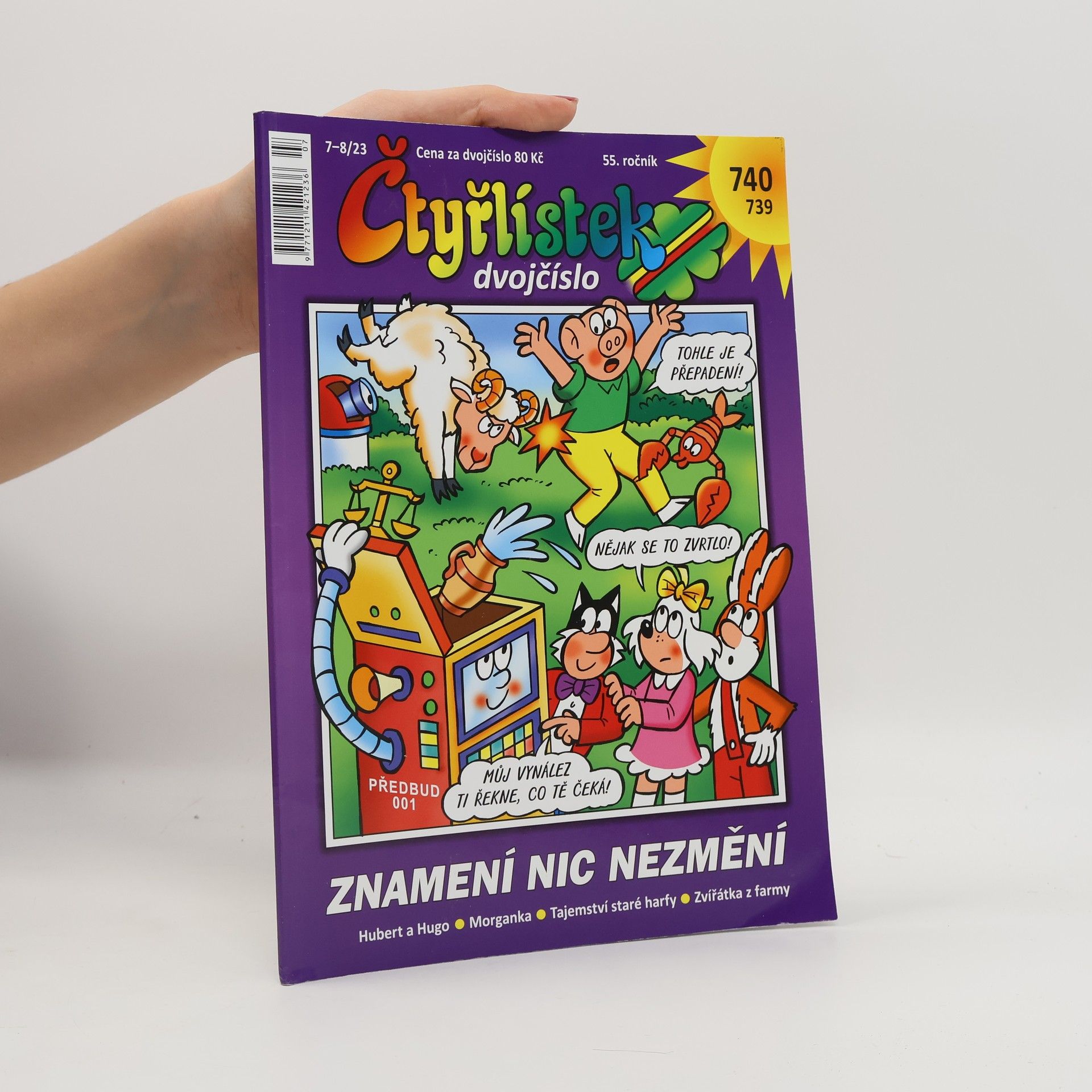 Jaroslav Němeček Čtyřlístek dvojčíslo 739-740. 7-8/2023