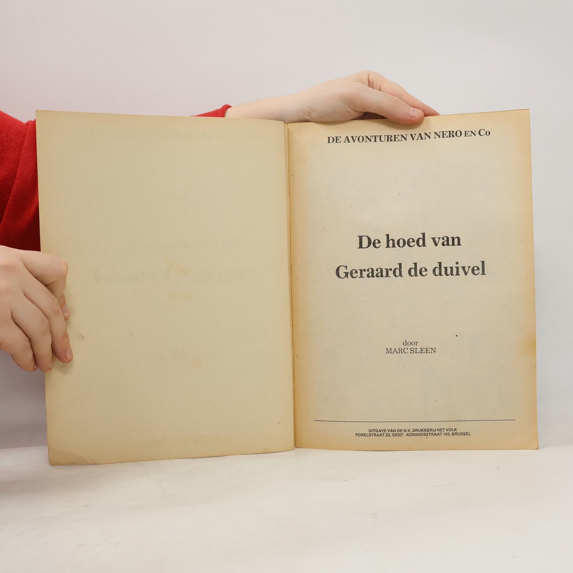 Marc Sleen De hoed van Geeraard de Duivel