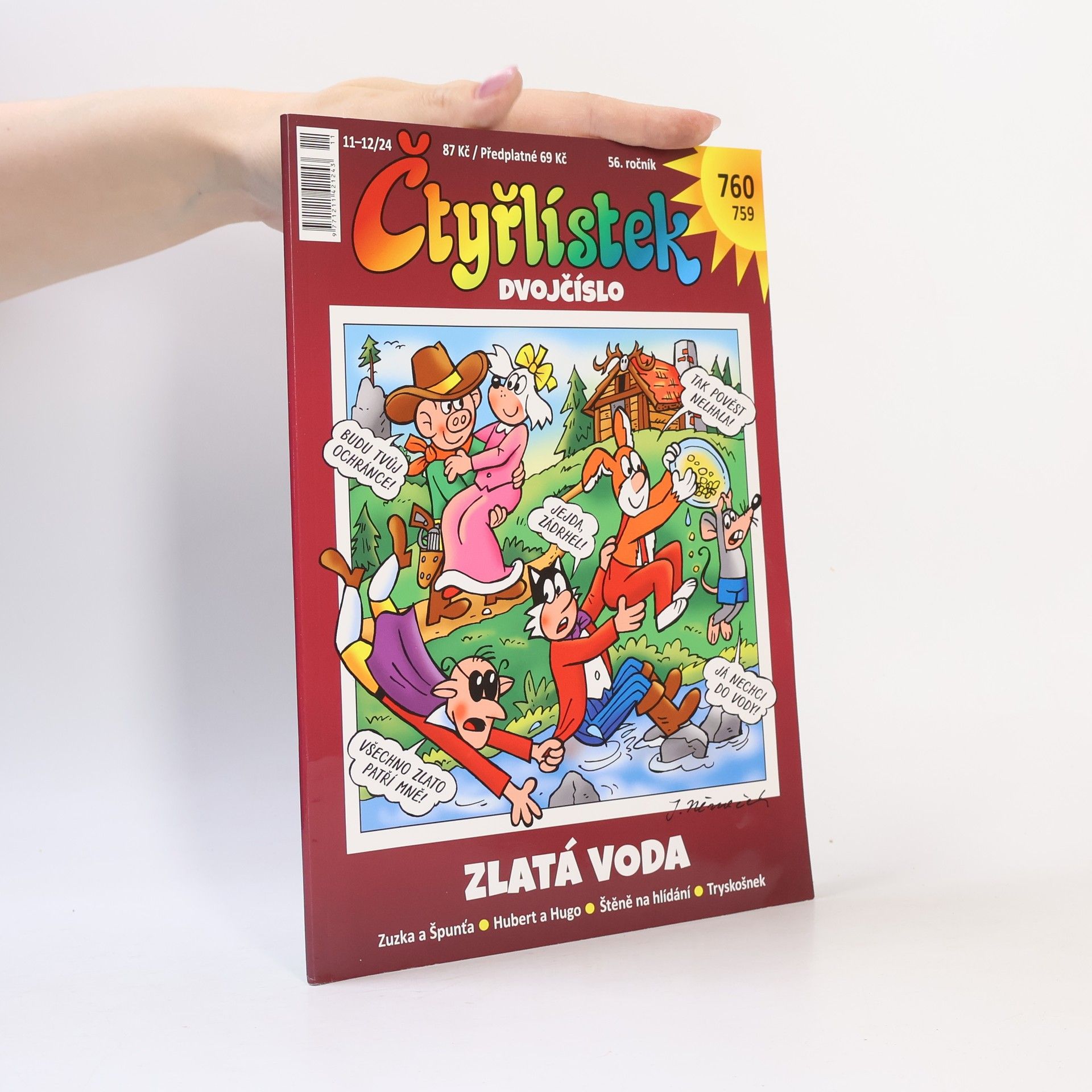 Autorenkollektiv Čtyřlístek dvojčíslo 759-760, 11-12/2024