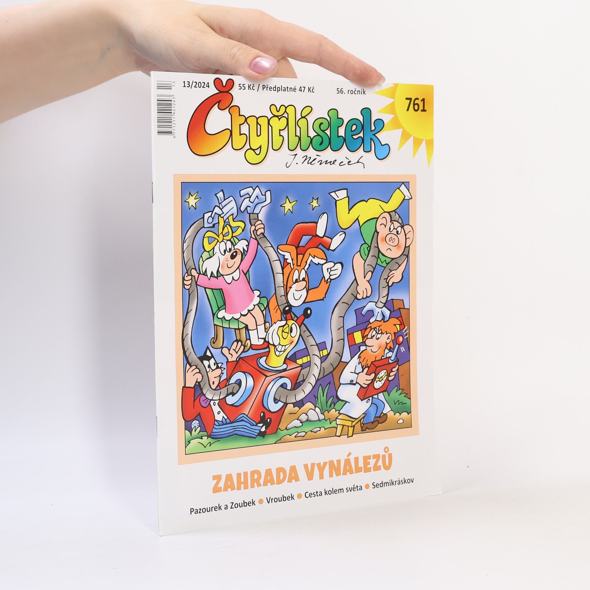 Collectif d'auteurs Čtyřlístek 761. Zahrada vynálezů 13/2024