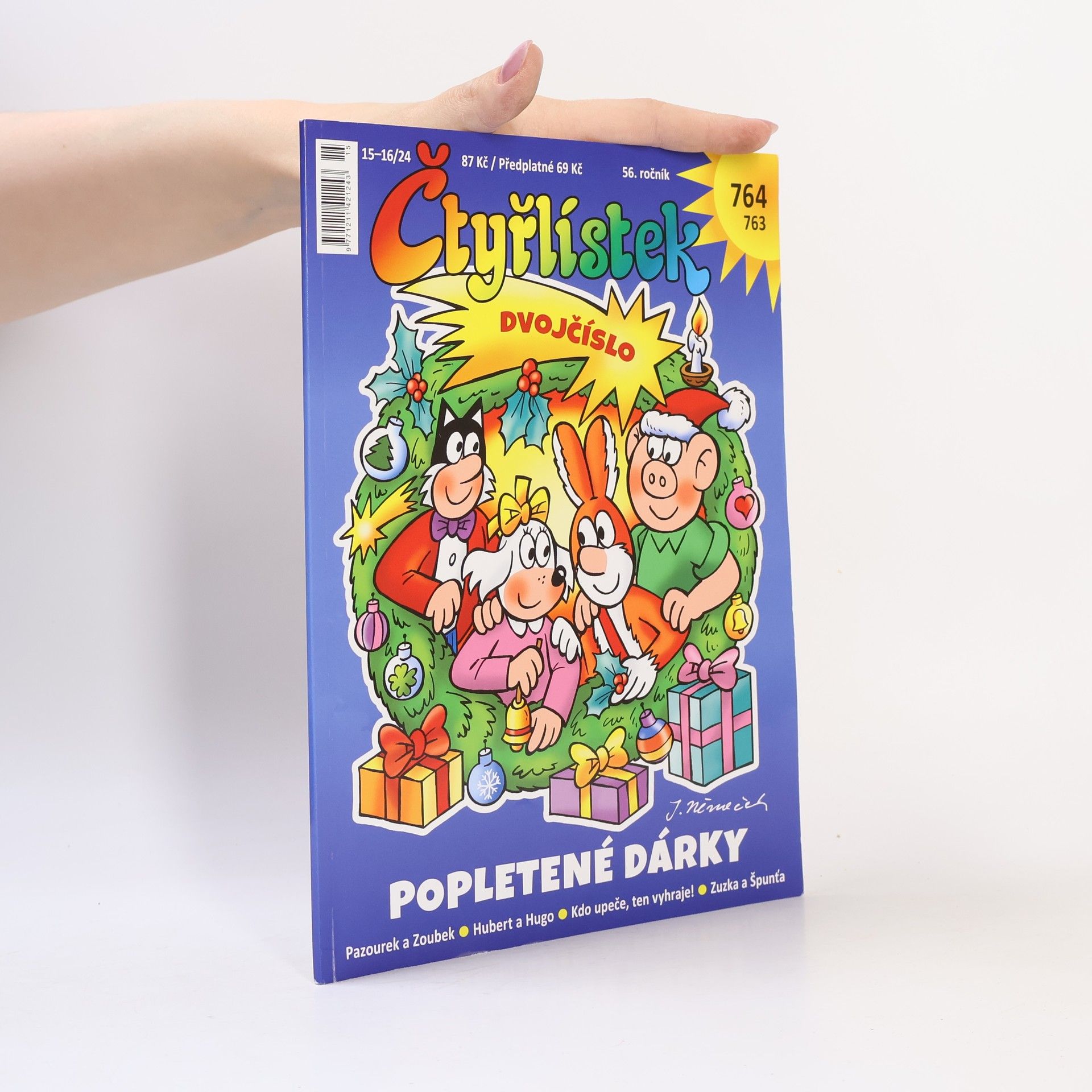 Collectif d'auteurs Čtyřllístek dvojčíslo 763-764. 15-16/2024