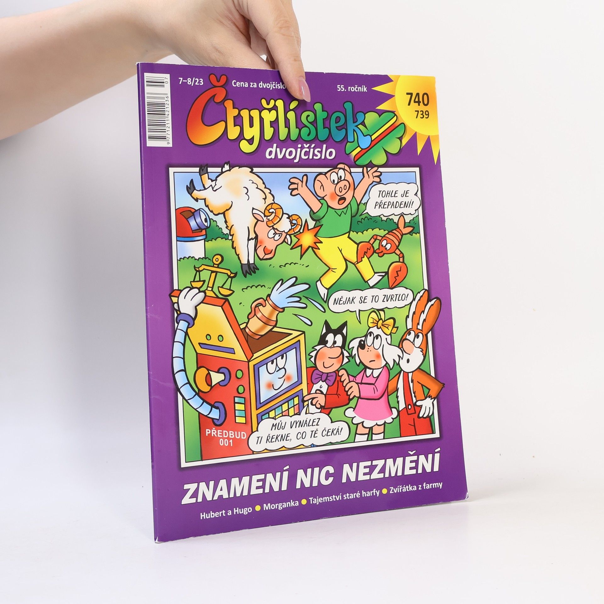 Jaroslav Němeček Čtyřlístek dvojčíslo 739-740. 7-8/2023