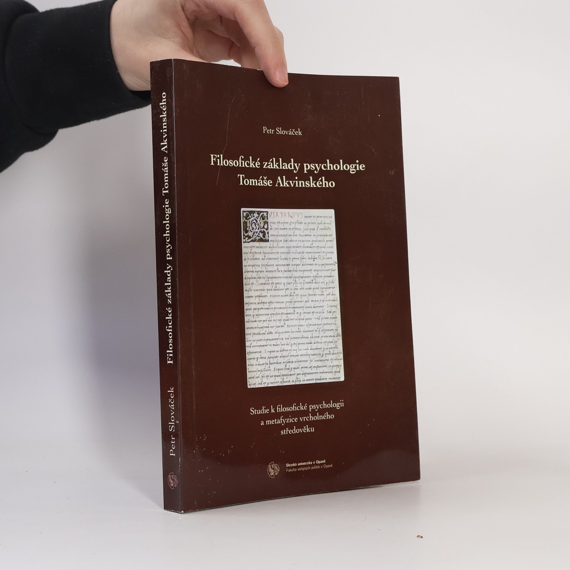 Petr Slováček Filosofické základy psychologie Tomáše Akvinského - Studie k filosofické psychologii a metafyzice vrcholného středověku