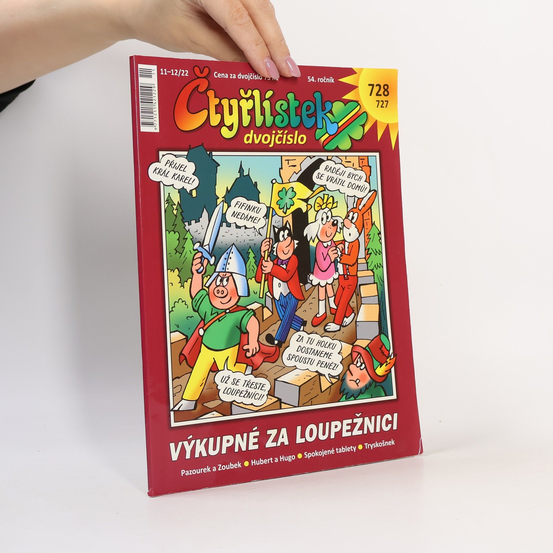 Kolektiv autorů Čtyřlístek. 54. ročník, (dvojčíslo) 727-728