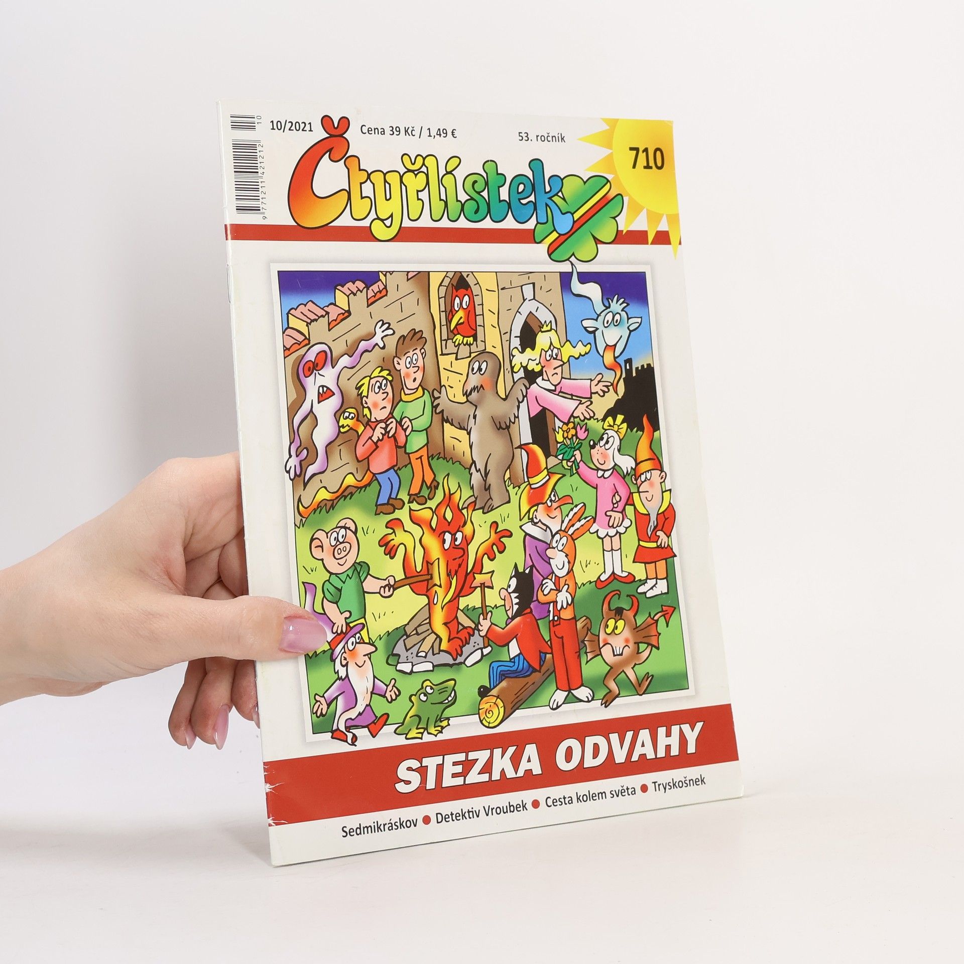 Autorenkollektiv Čtyřlístek 710. Stezka odvahy. 10/2021