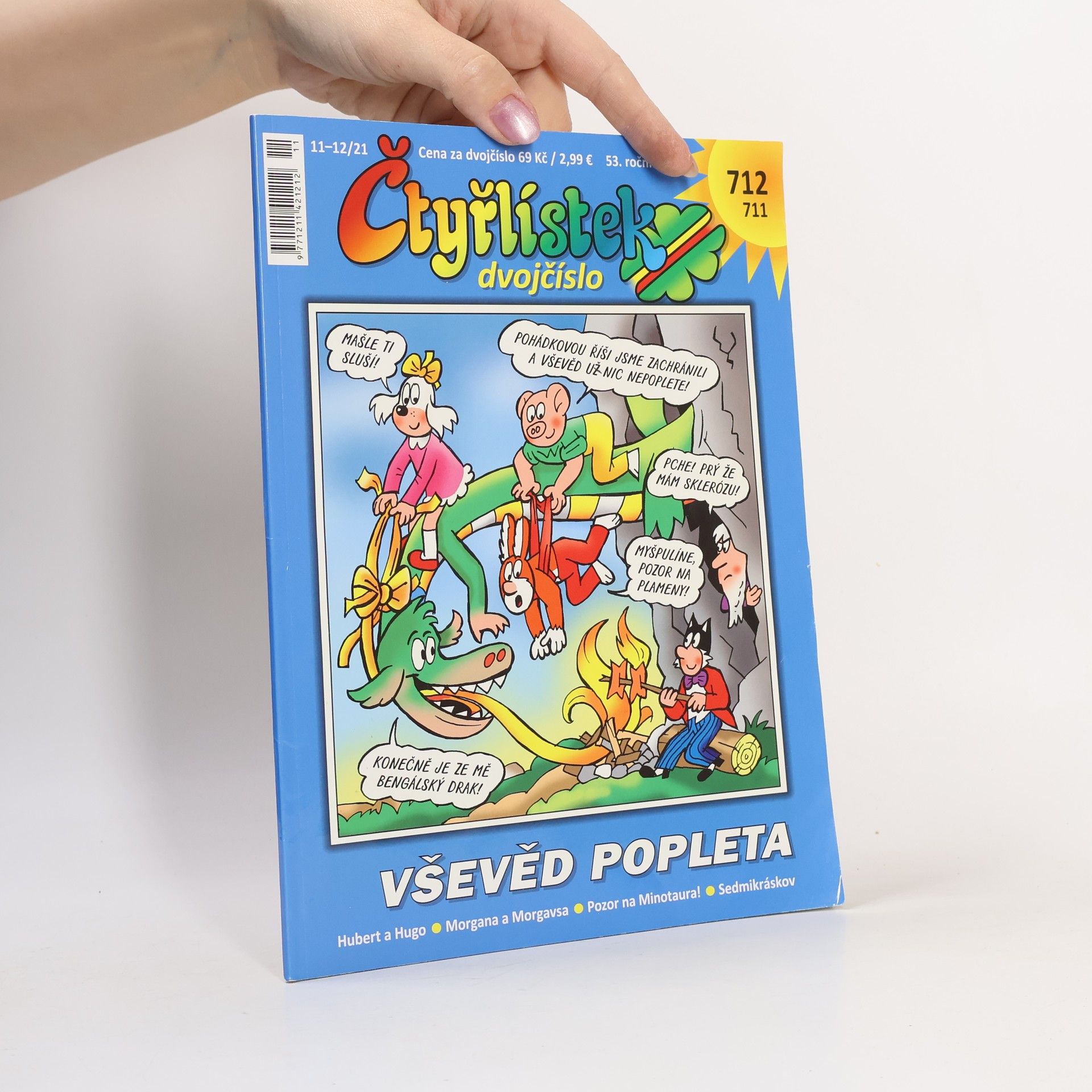 Kolektiv autorů Čtyřlístek č. 711 - 712 Vševěd popleta