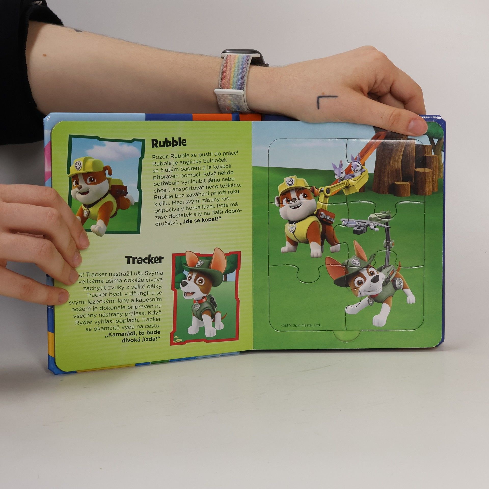 Kolektiv autorů Tlapková patrola - knížka s puzzle