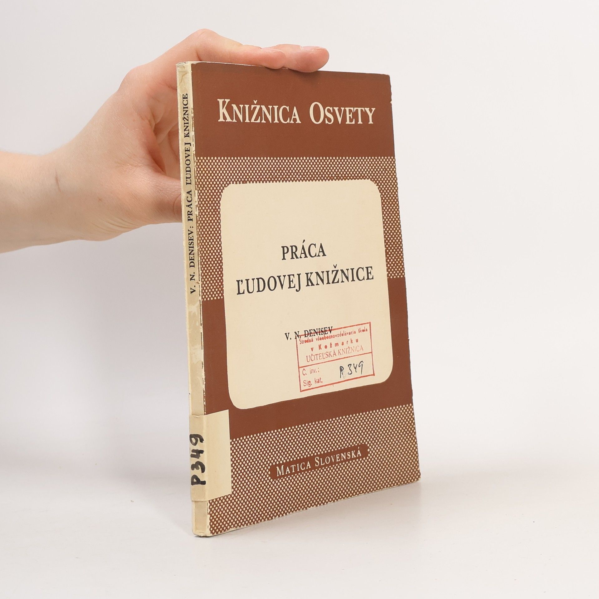 V. N. Denisev Práca ľudovej knižnice