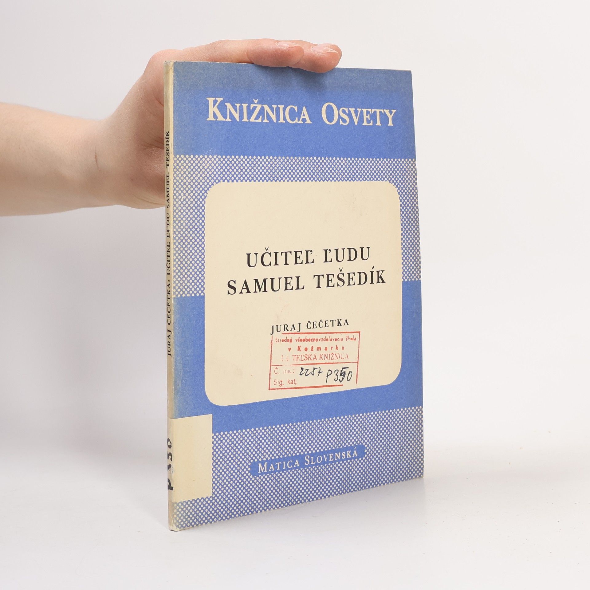 Učiteľ ľudu Samuel Tešedík