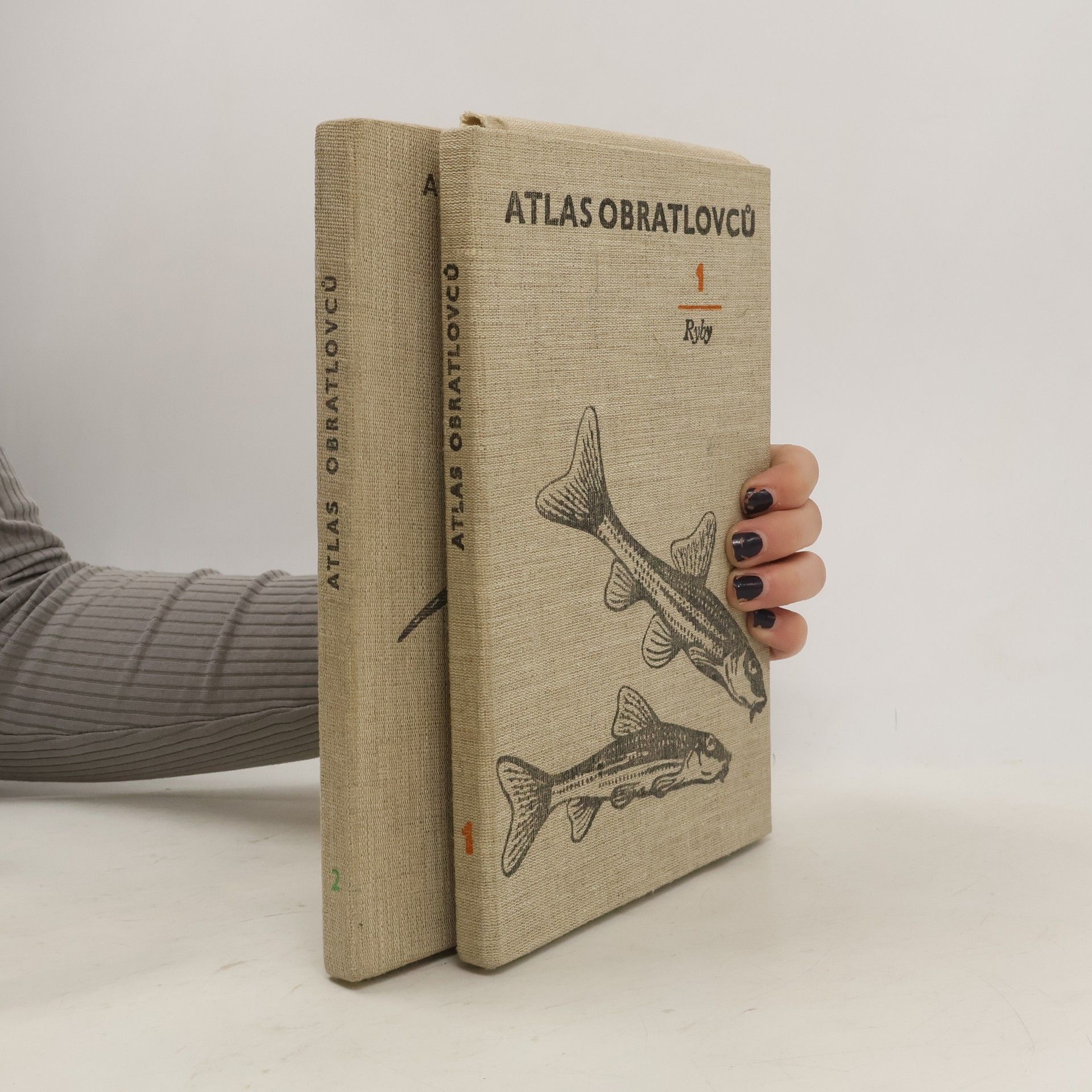 Otakar Štěpánek Atlas obratlovců 1 a 2. Ryby. Obojživelníci a plazi