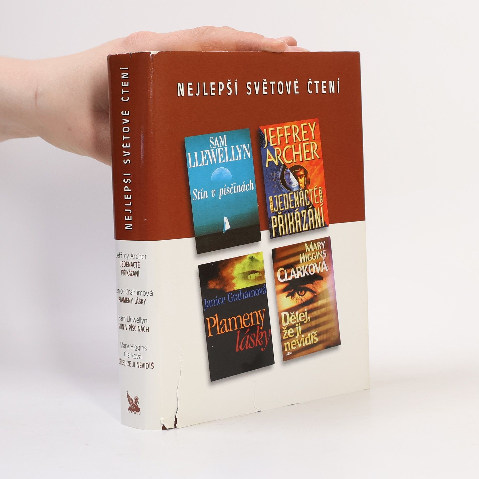 Nejlepší světové čtení. Stín v písčinách. Jedenácté přikázání. Plameny lásky. Dělej, že ji nevidíš