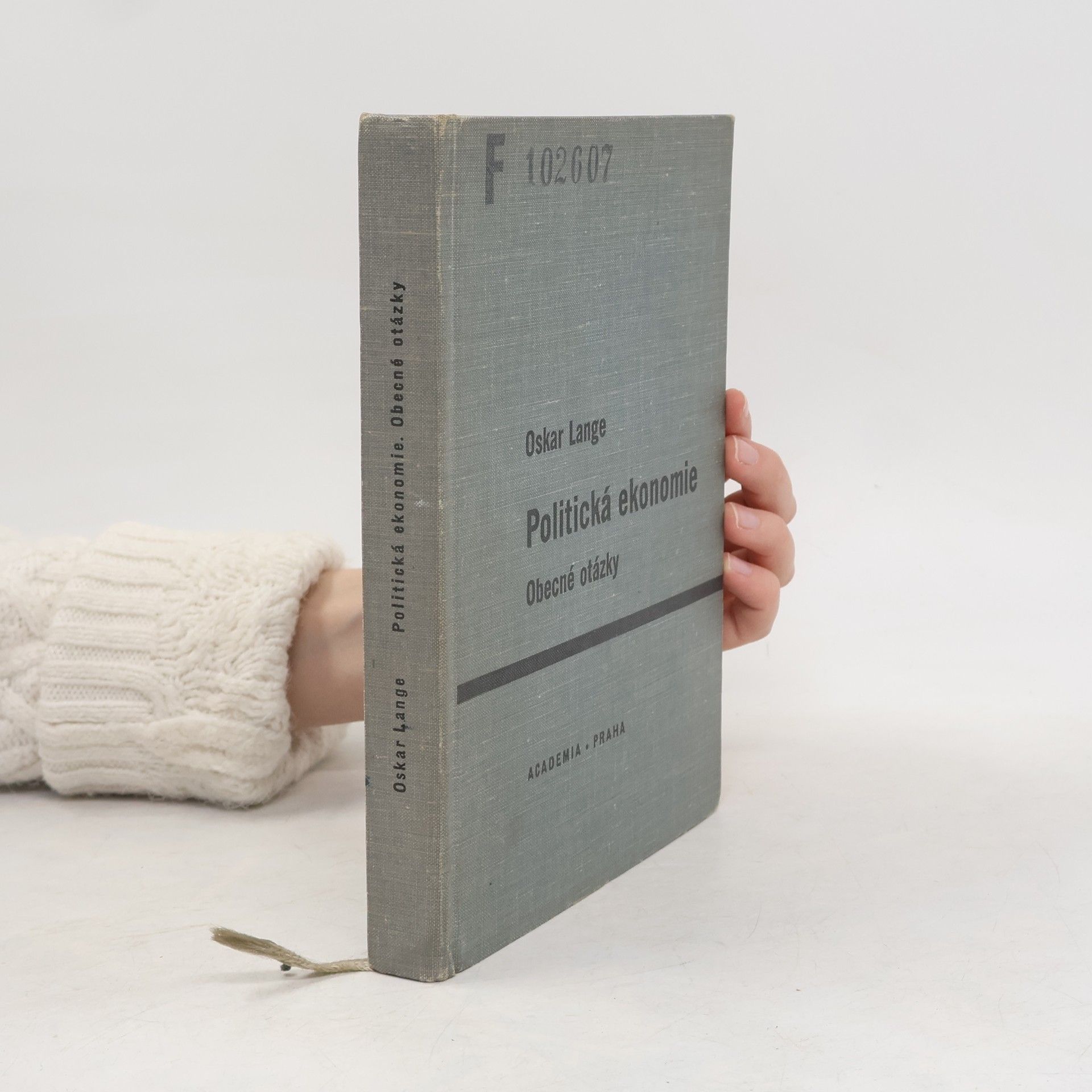 Oskar Lange Politická ekonomie. Obecné otázky