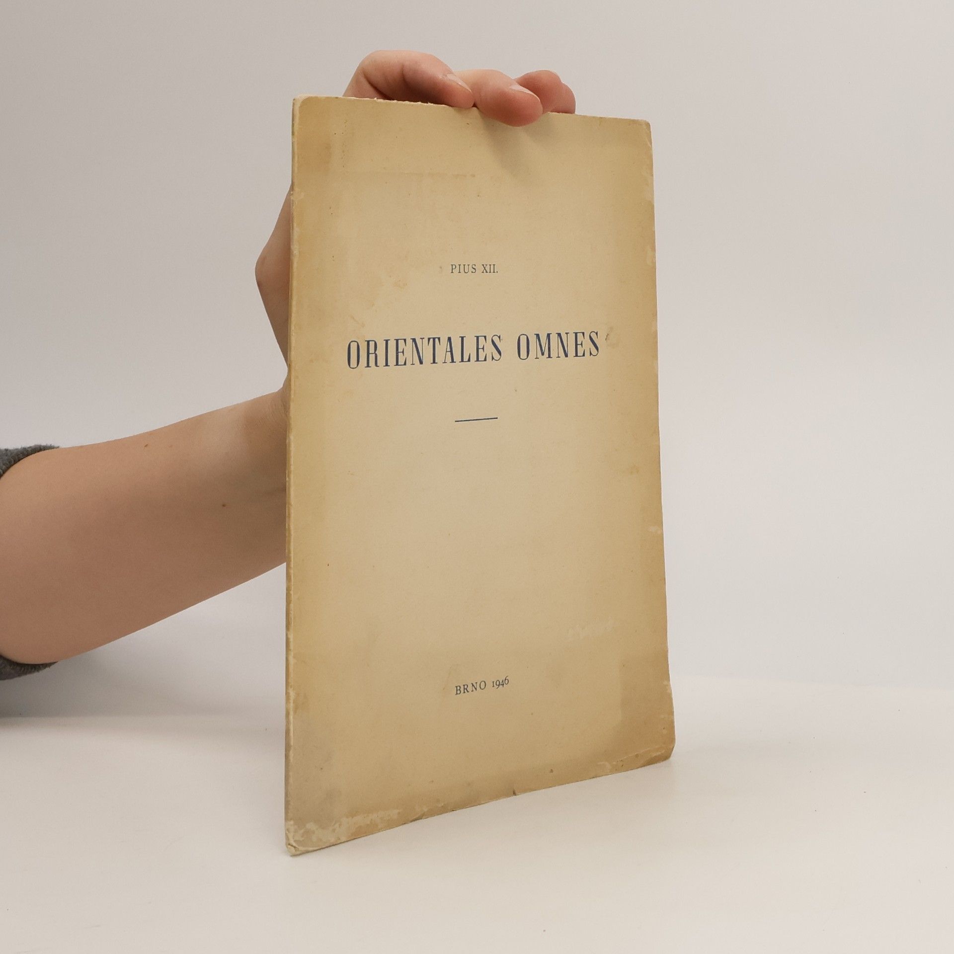 Pius XII. Orientales Omnes