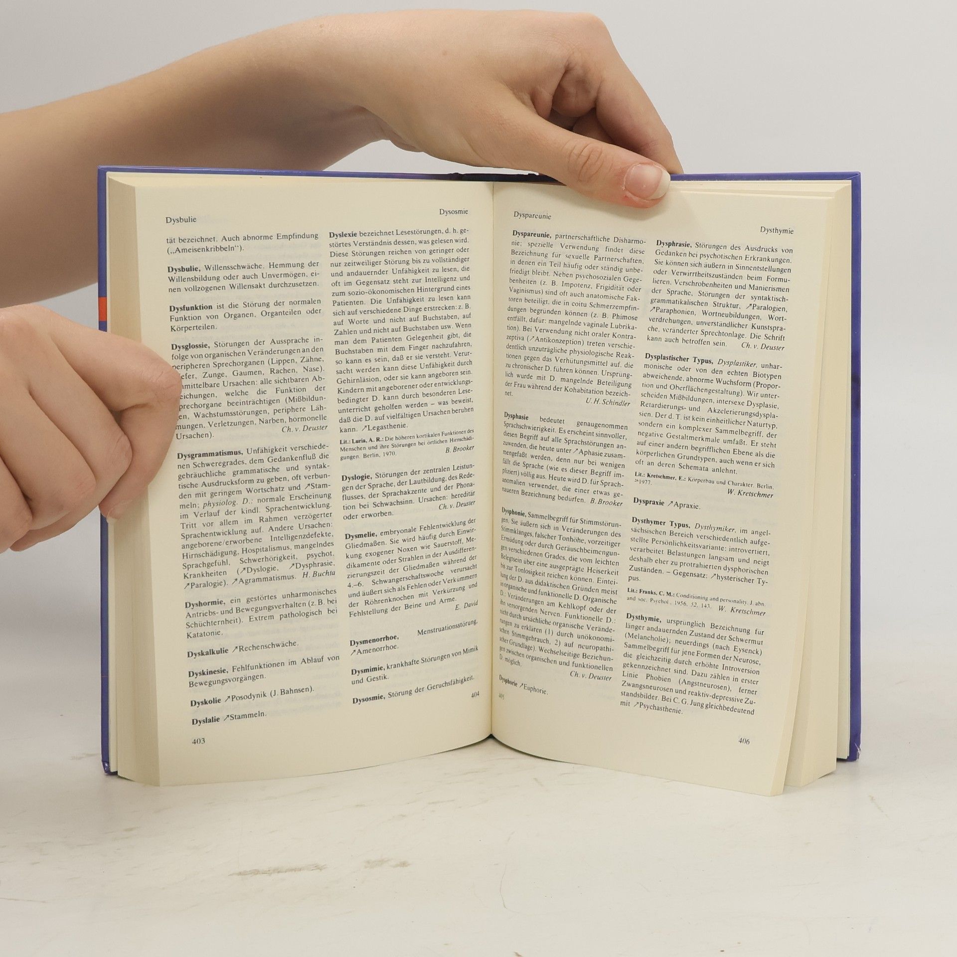 Arnold Eysenck Meili Lexikon der Psychologie. Band 1
