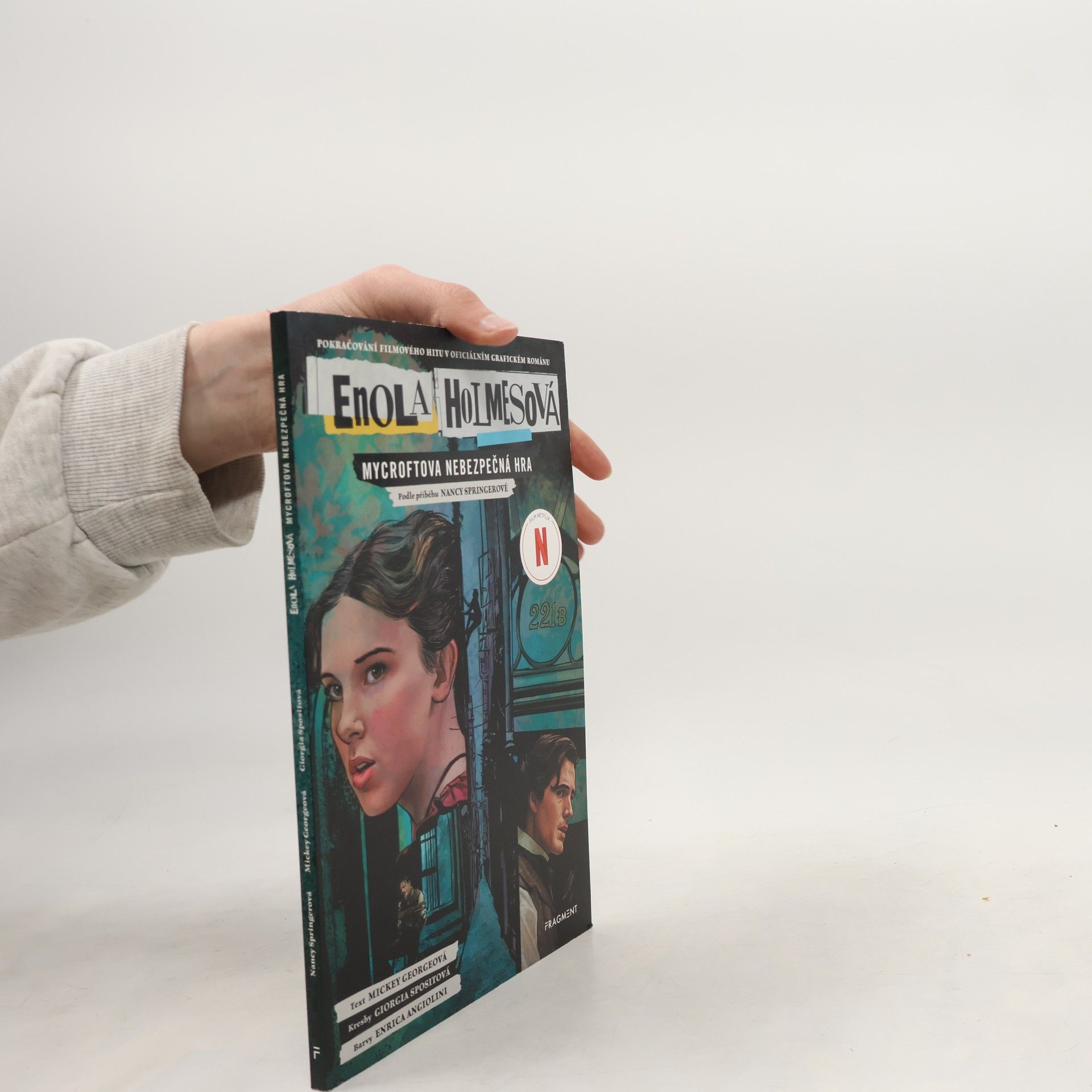 Collectif d'auteurs Enola Holmesová. Mycroftova nebezpečná hra