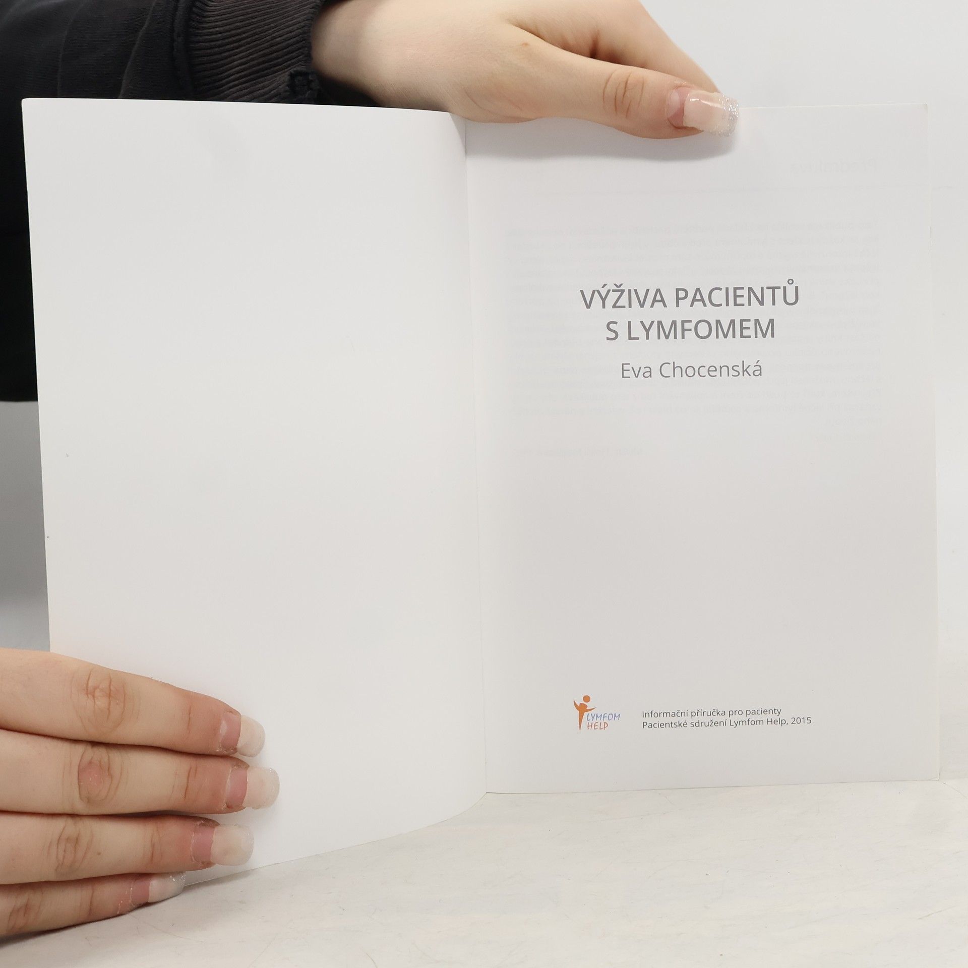 Eva Chocenská Výživa pacientů s lymfomem