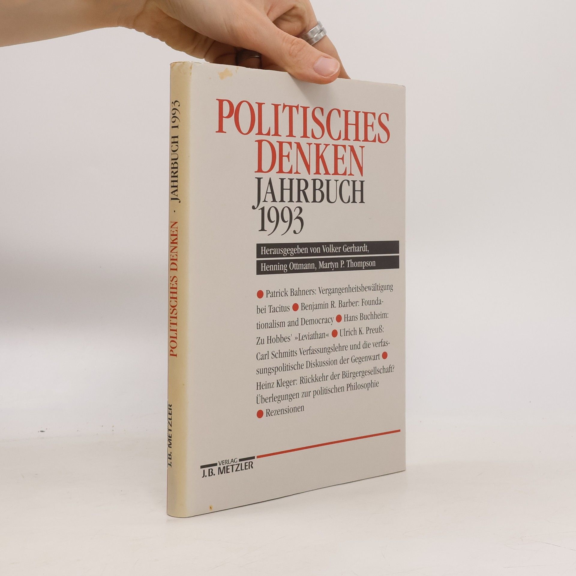 Politisches Denken. Jahrbuch 1993