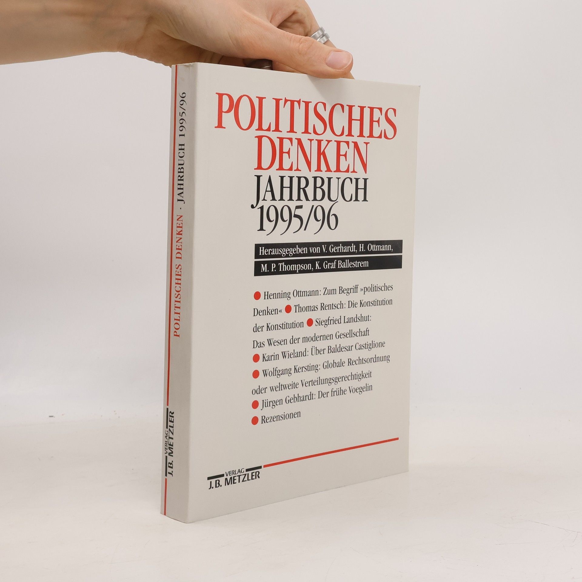 Politisches Denken - 1995/96: Jahrbuch