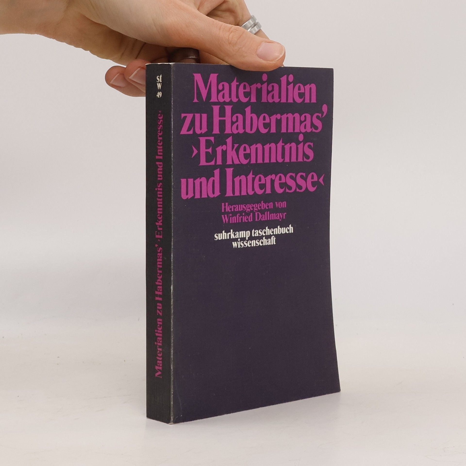 Materialien zu Habermas' "Erkenntnis und Interesse"