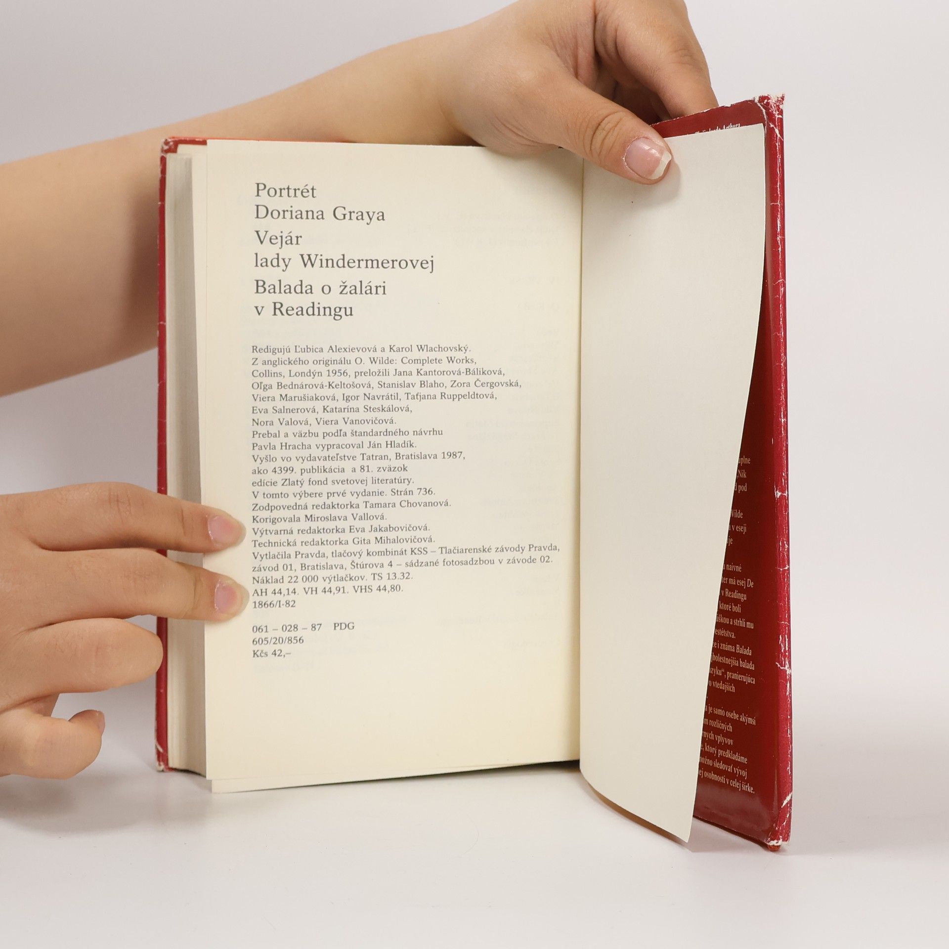 Oscar Wilde Portrét Doriana Graya. Vejár lady Windermerovej. Balada o žalári v Readingu