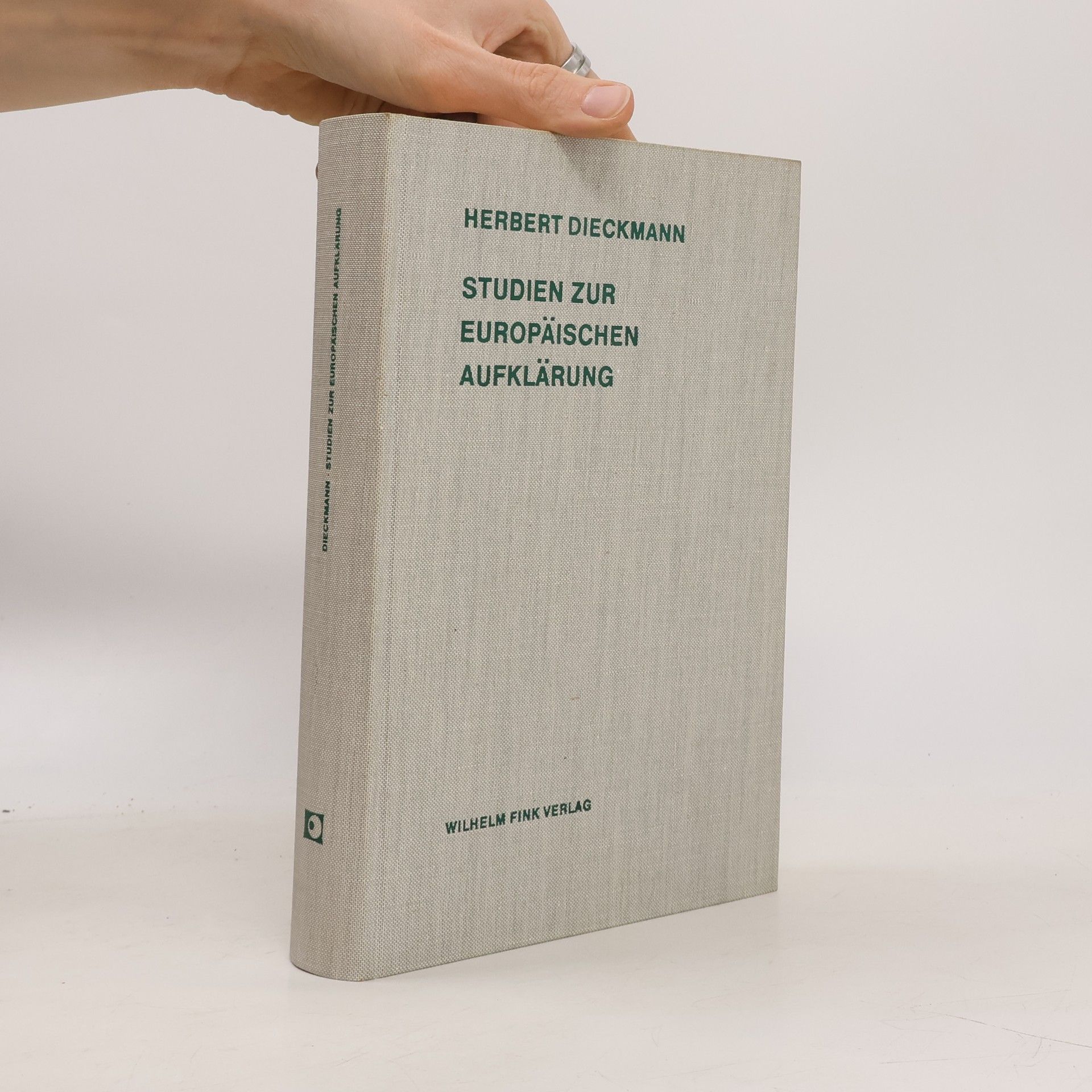 Herbert Dieckmann Studien zur europäischen Aufklärung
