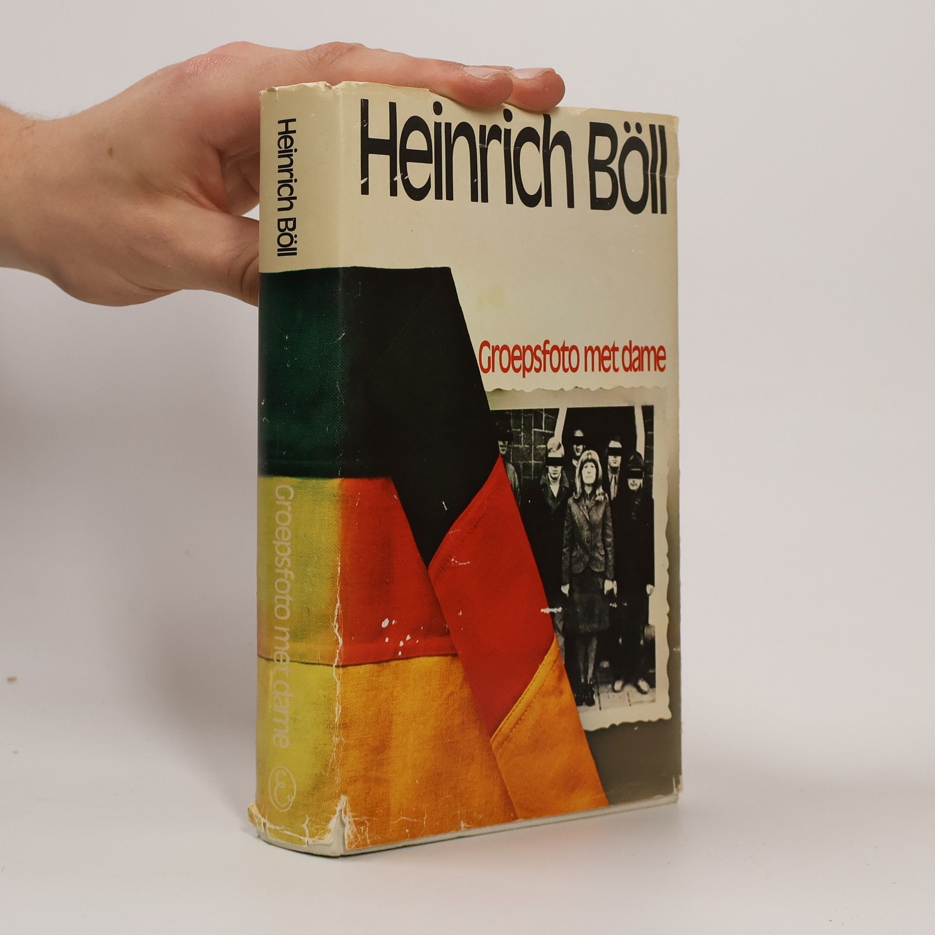 Heinrich Theodor Böll Groepsfoto met dame