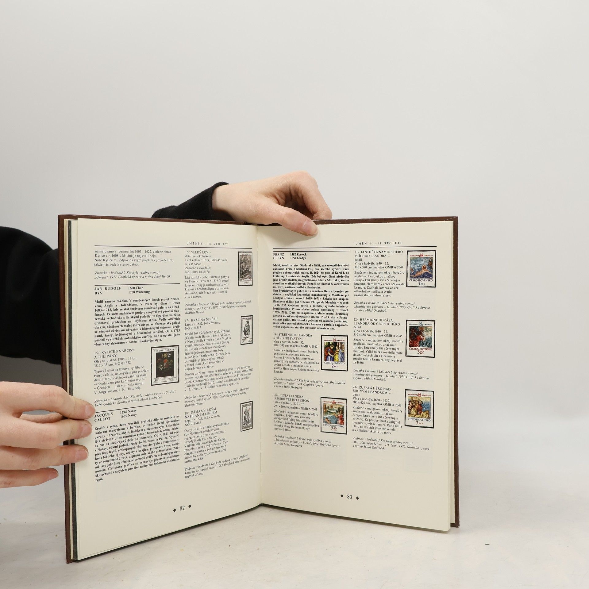 Jiří T. Kotalík Umění na známkách. Katalog výstavy Praga 1988
